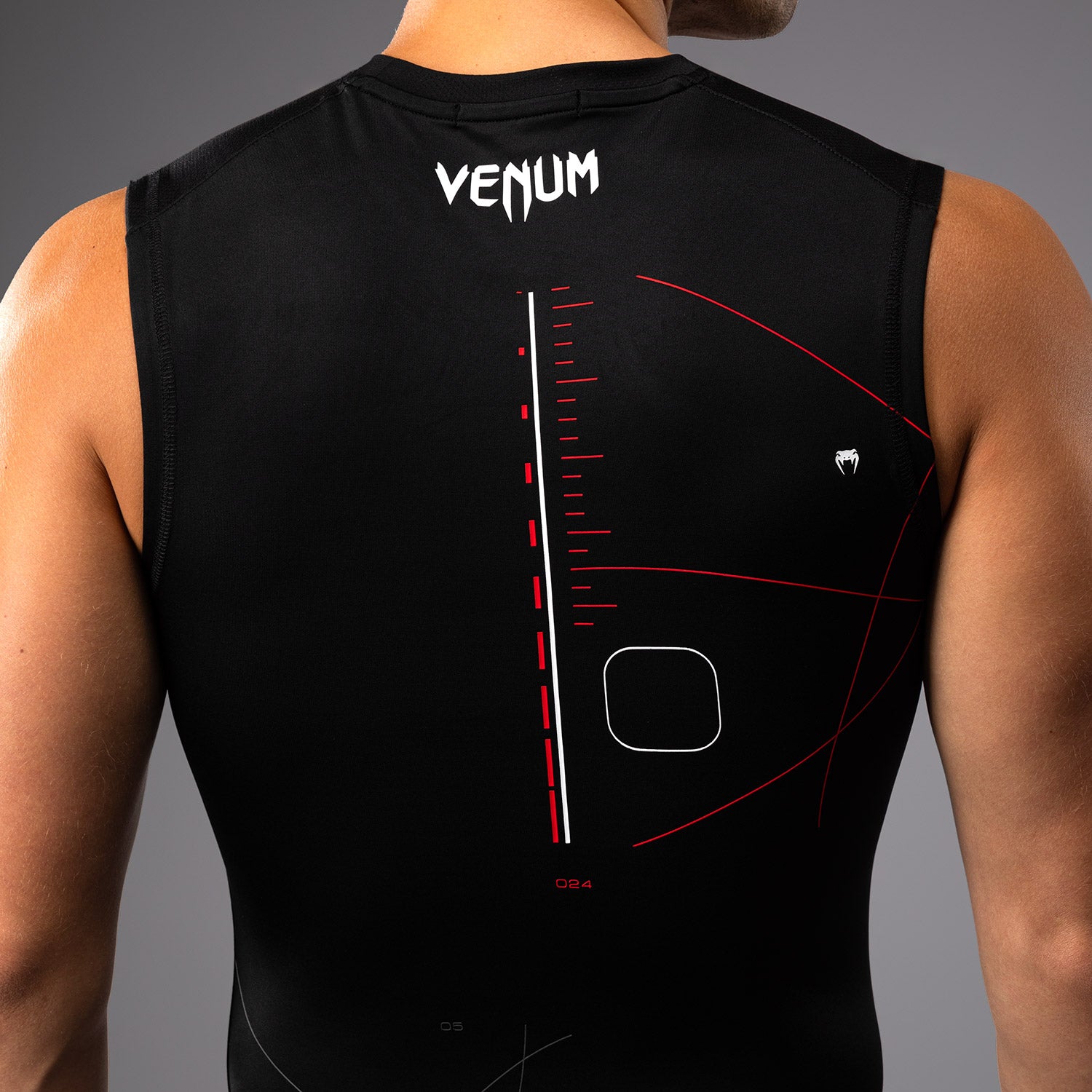 Rashguard Sans Manches Venum Tactical XT- Noir/Rouge Feu - product-type_T-Shirts de Compression