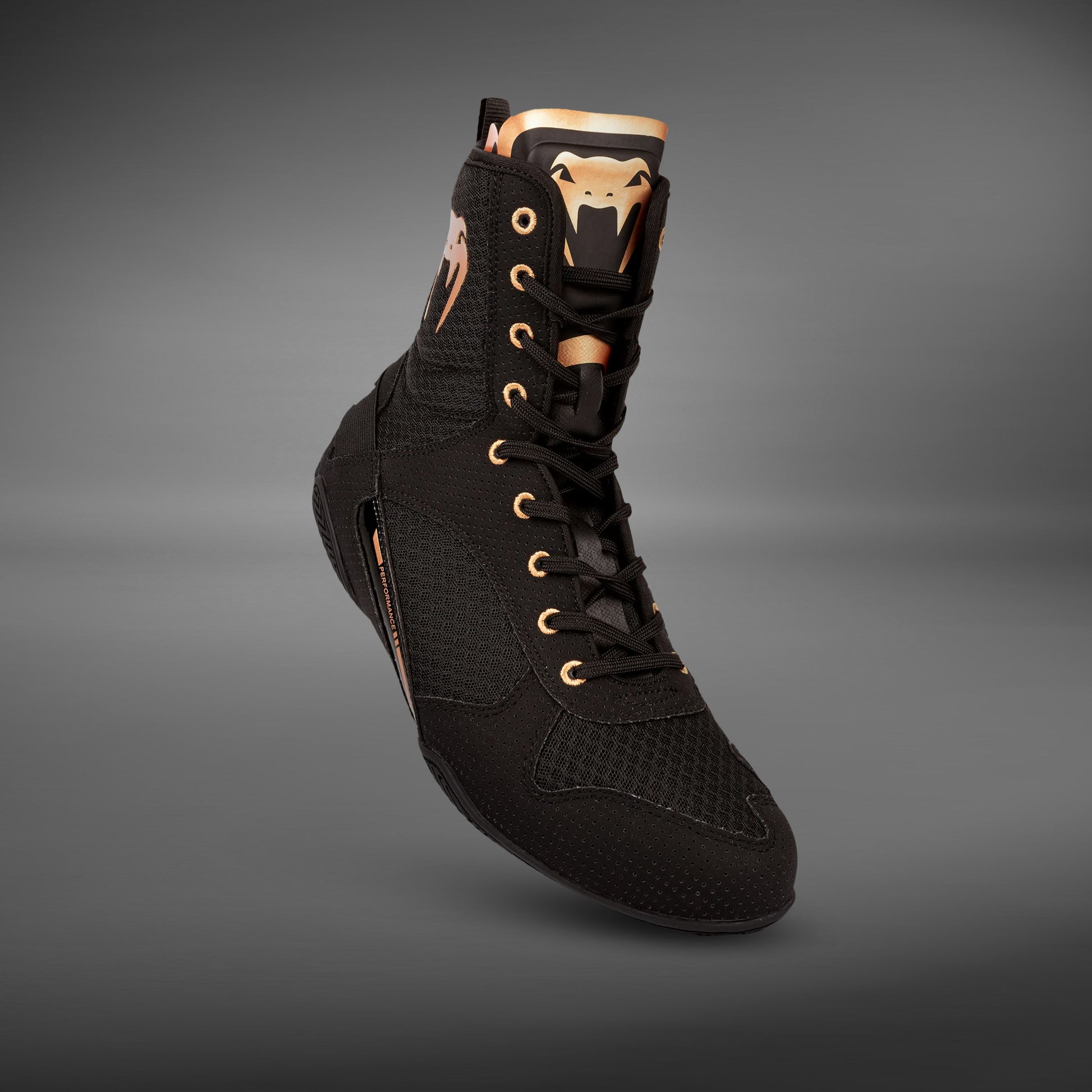 Chaussures de Boxe Venum Elite – Noir/Bronze Venum France