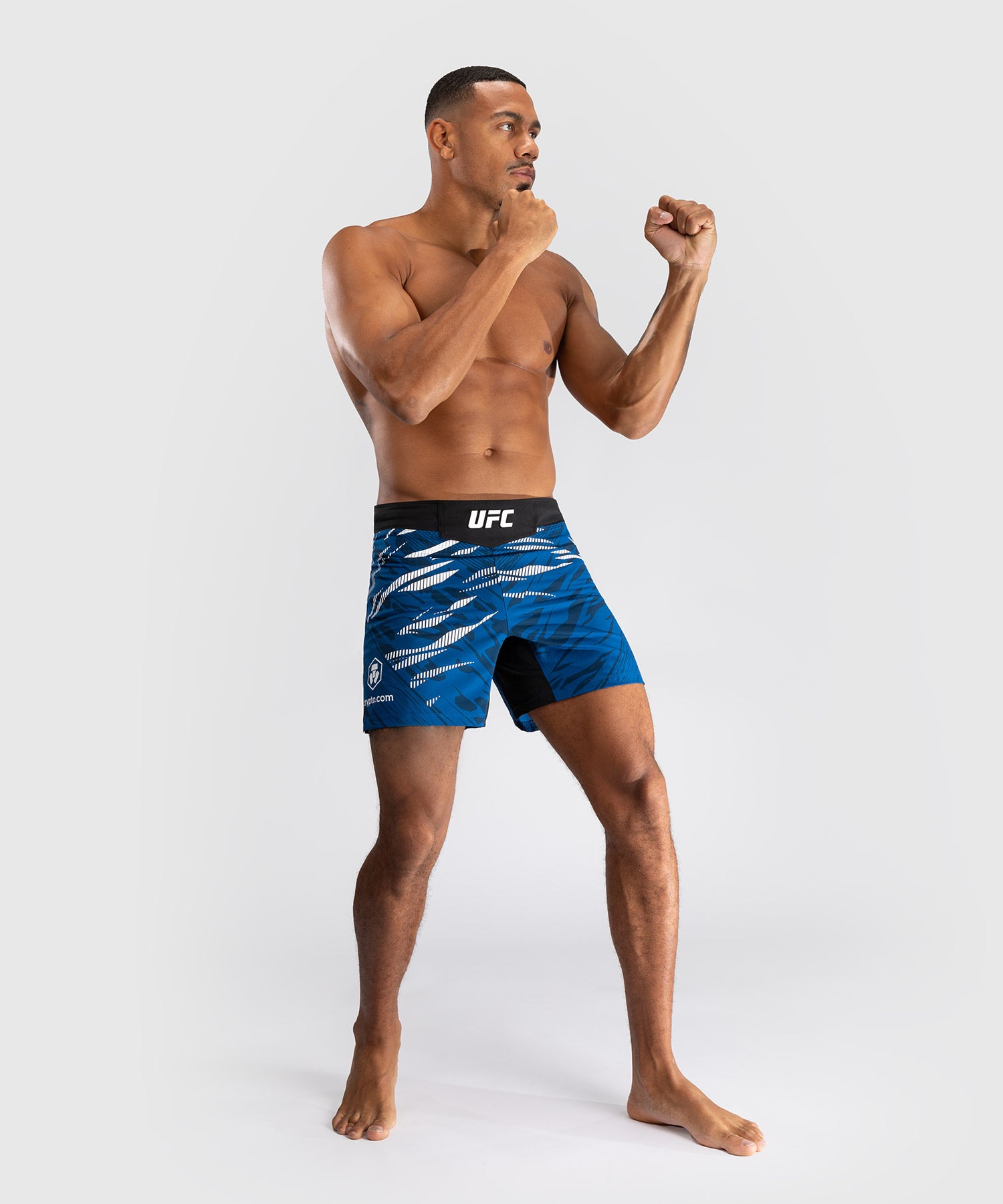 Shorts de Combat pour Hommes UFC Fusion by Venum Personnalisé Authentic Fight Night - Coupe Courte - Bleu - product-type_Shorts de MMA