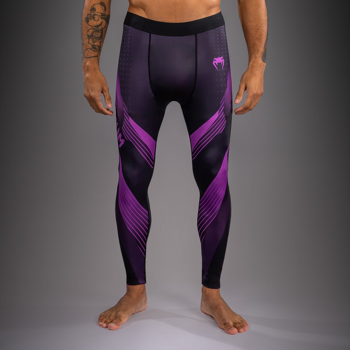 Pantalon de compression Venum No-Gi 6.0 - Noir/Violet