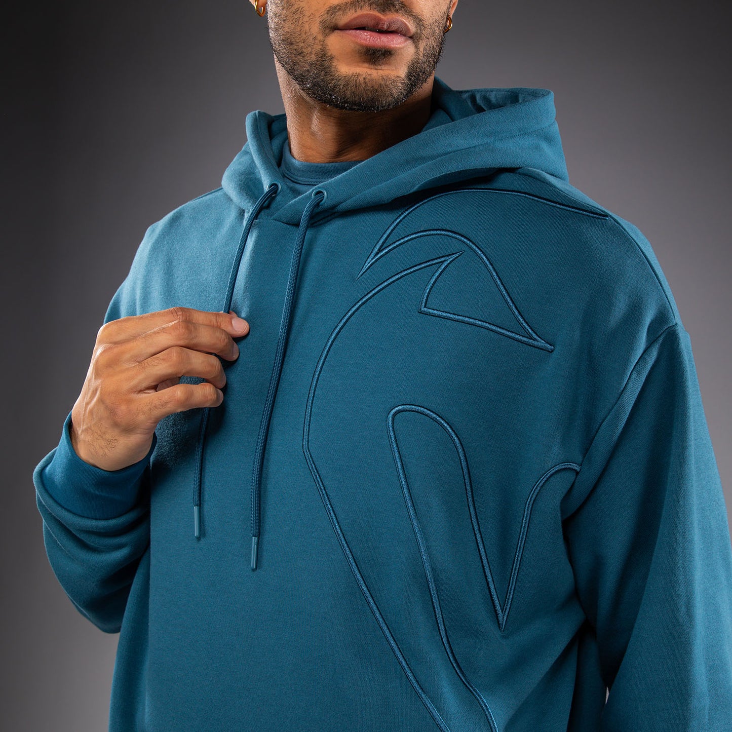 Sweat à Capuche Venum Giant 3D - Bleu Océan