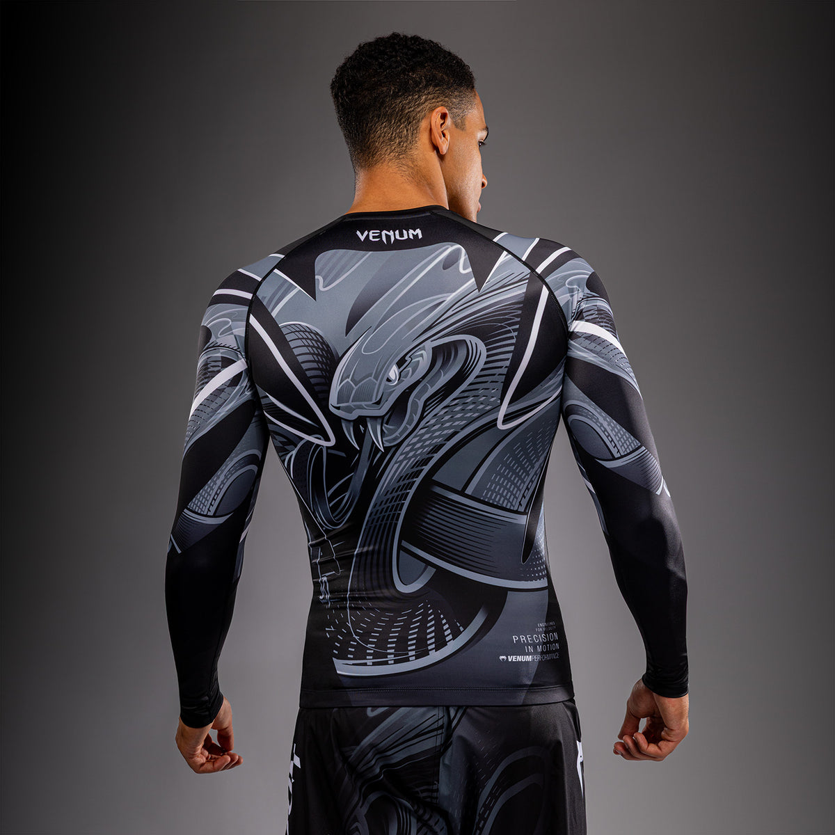 Rashguard manches longues Venum Crimson Viper 2.0 - Noir/Gris