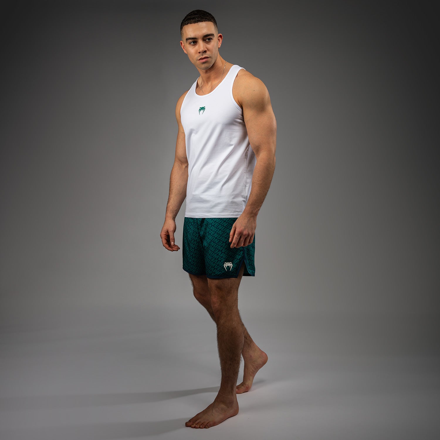 Débardeur Venum Echo - Blanc/Vert émeraude - product-type_Débardeurs