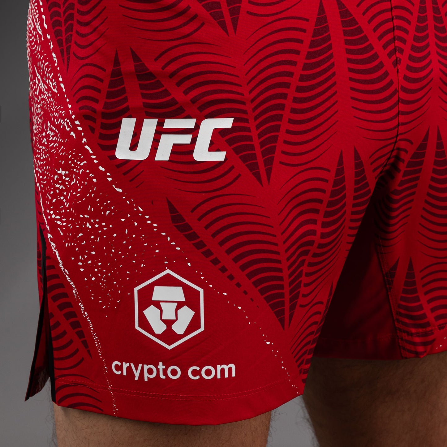 Short de combat coupe courte Homme Personnalisé UFC Zenith by Venum Authentic Fight Night - Rouge