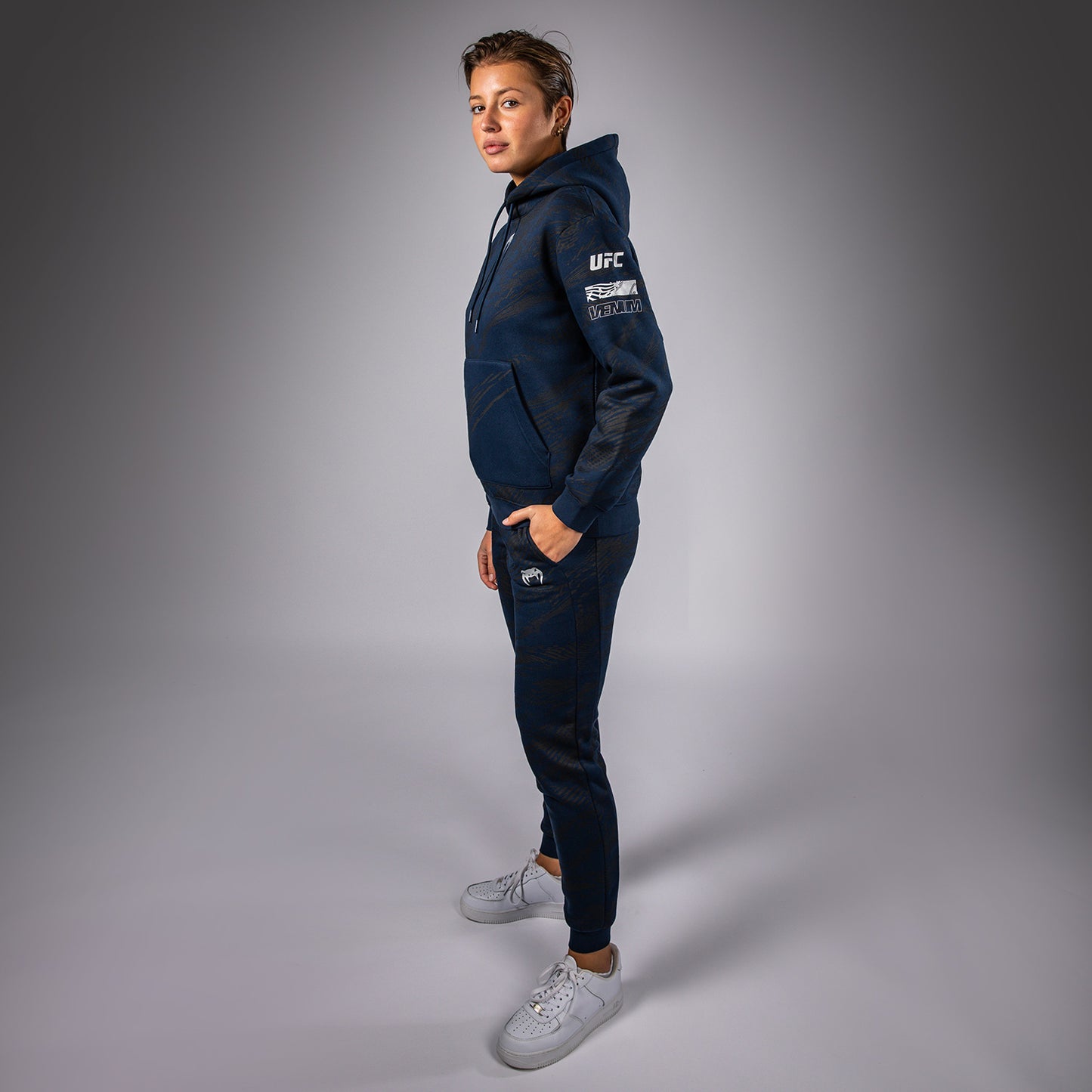 Sweatshirt à Capuche pour Femmes UFC Fusion by Venum Fight Week - Bleu Océanique - product-type_Sweatshirts