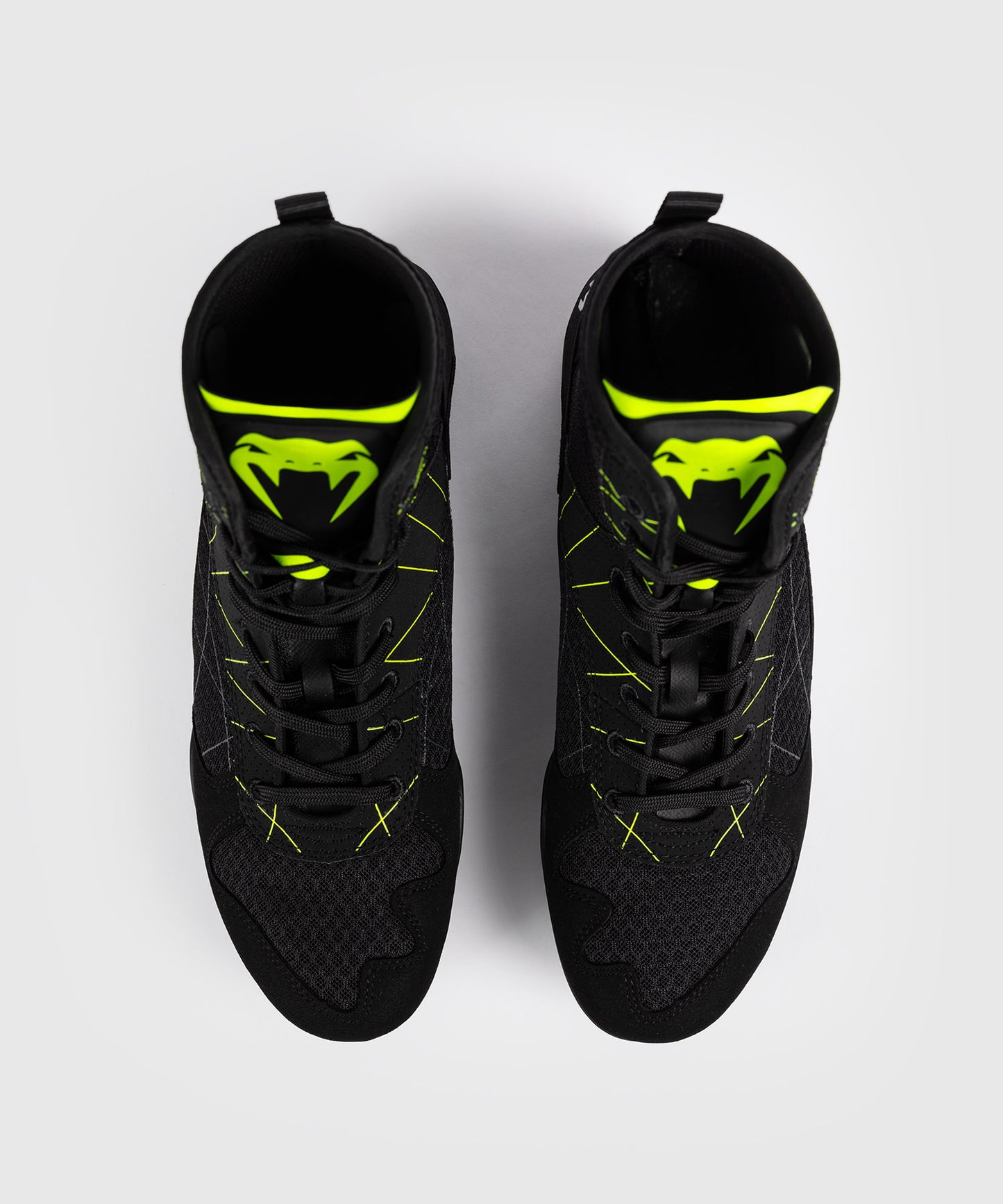 Chaussures de boxe Venum Training Camp 4.0 - Noir/Vert fluo - product-type_Chaussures de boxe