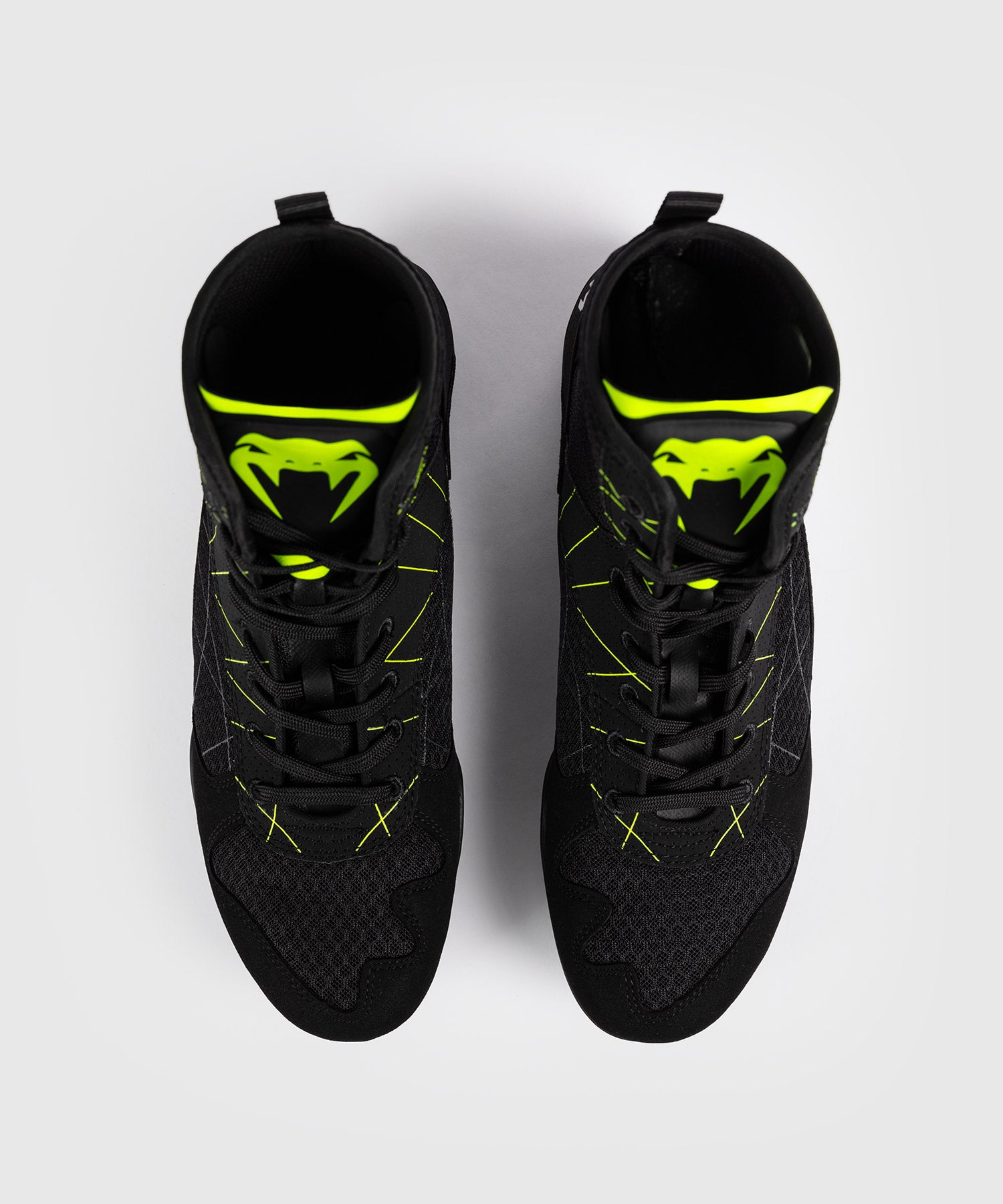 Chaussures de boxe Venum Training Camp 4.0 - Noir/Vert fluo - product-type_Chaussures de boxe