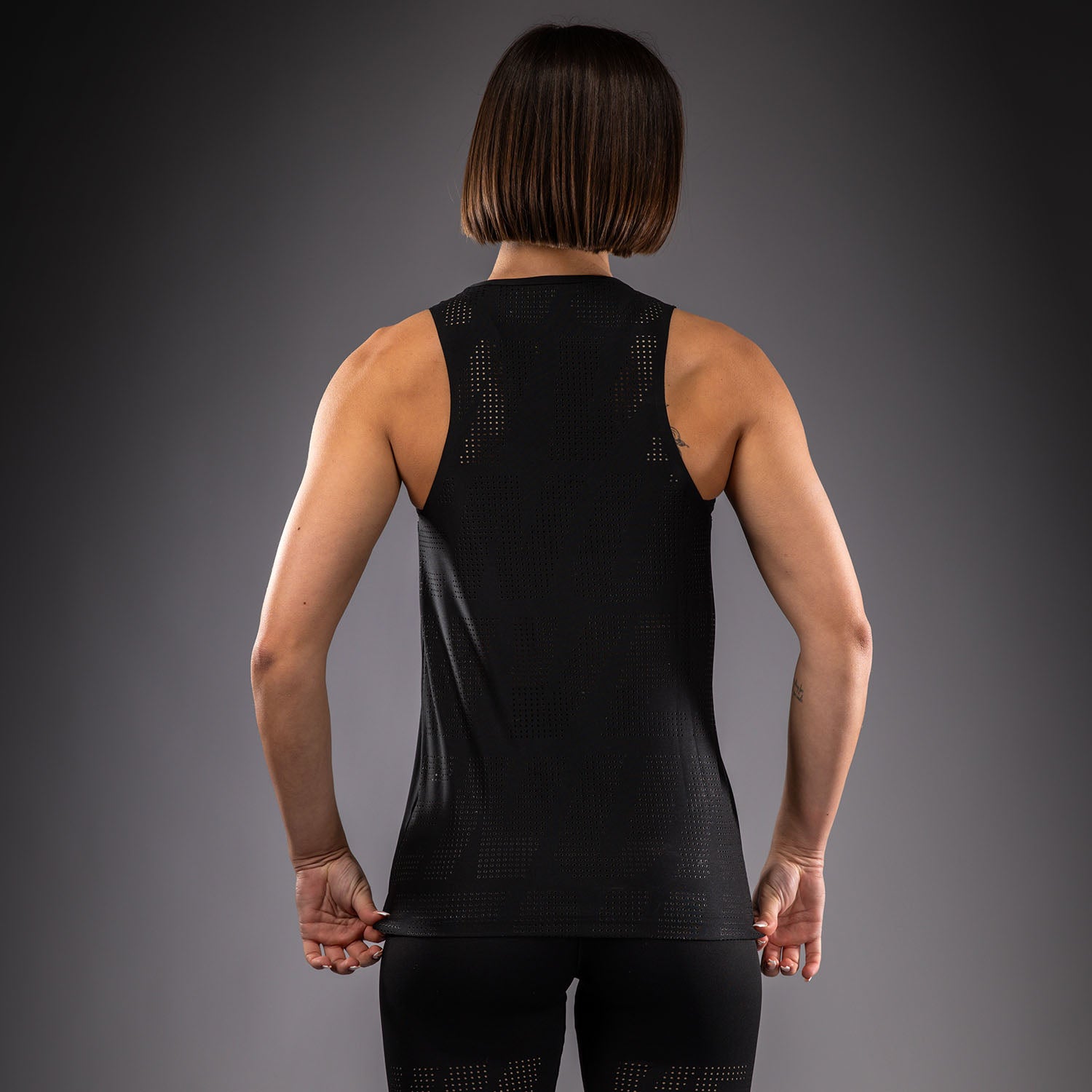 Débardeur Venum Lazer Dry Tech Pour Femme - Noir/Jaune - product-type_Débardeurs