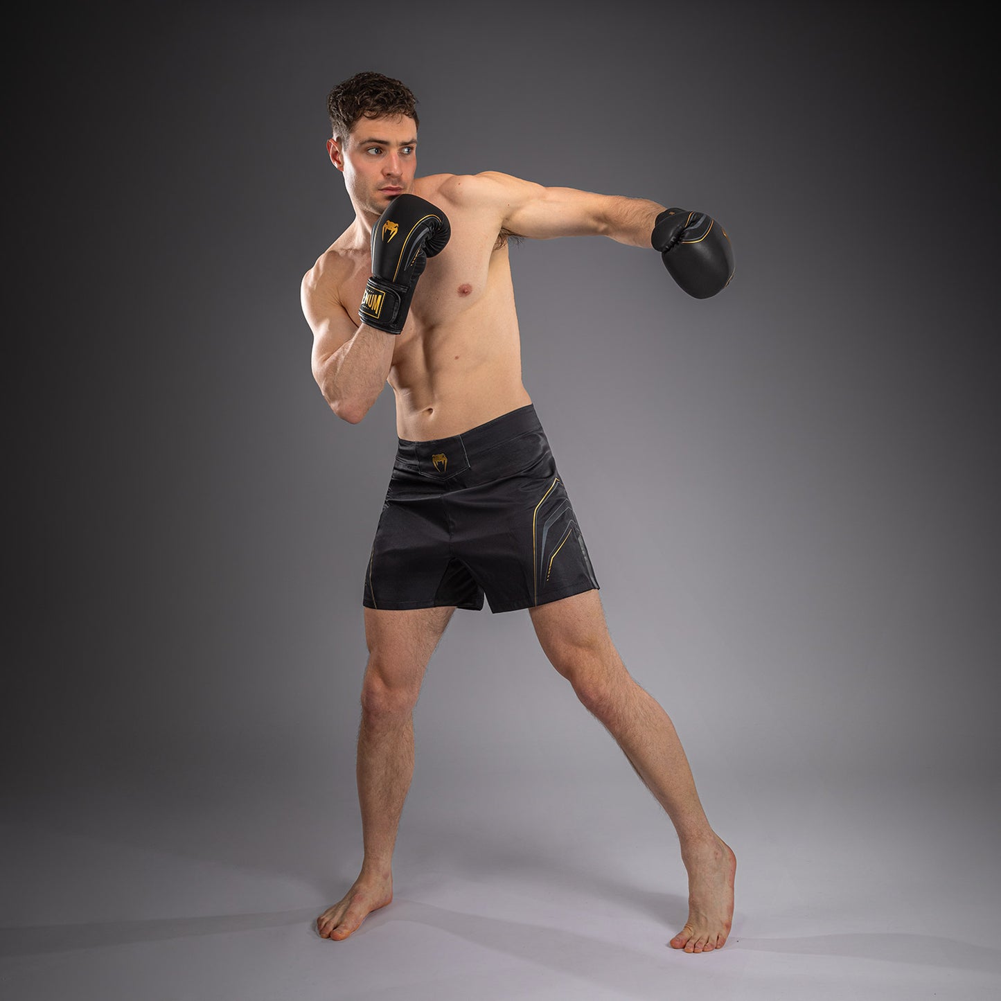 Short de Combat Venum Streamline – Noir/Or - product-type_Shorts de MMA