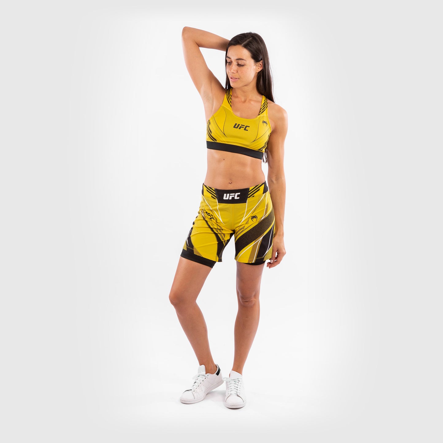 Fightshort Femme UFC Venum Authentic Fight Night - Coupe Longue - Jaune