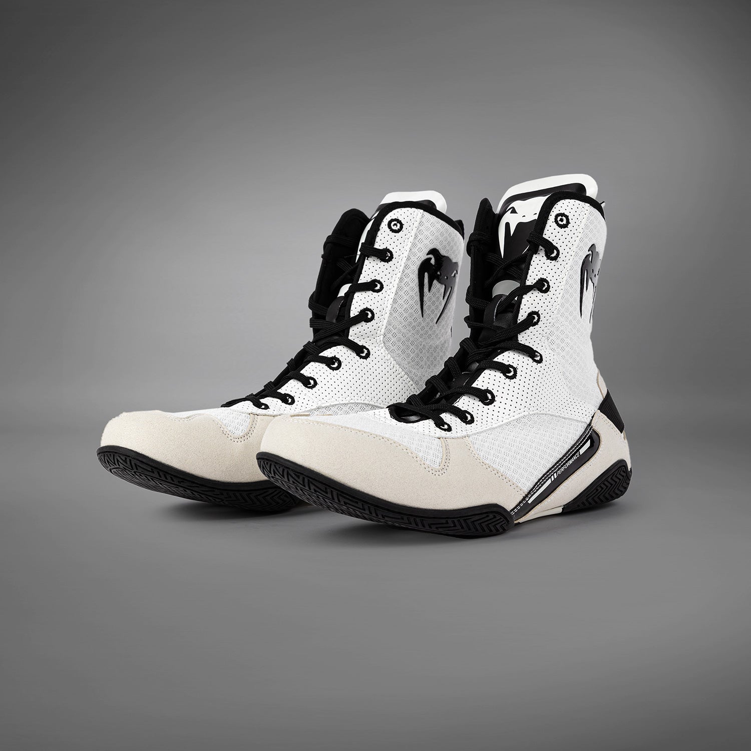 Chaussures De Boxe Venum Elite – Blanc/Noir - product-type_Chaussures de boxe