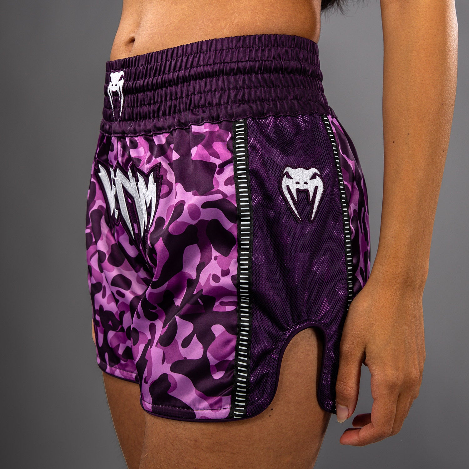 Short de Muay Thai Venum Iris - Prune/Rose - product-type_Shorts de Muay Thai