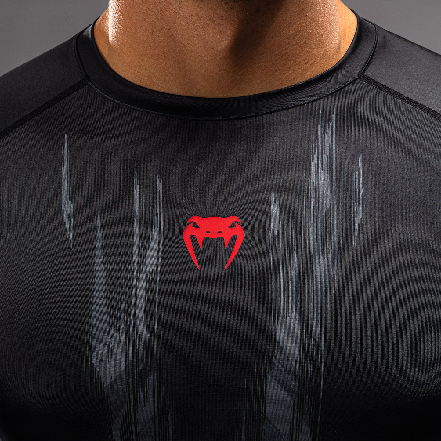Rashguard à Manches Longues Venum Demon - Noir/Gris