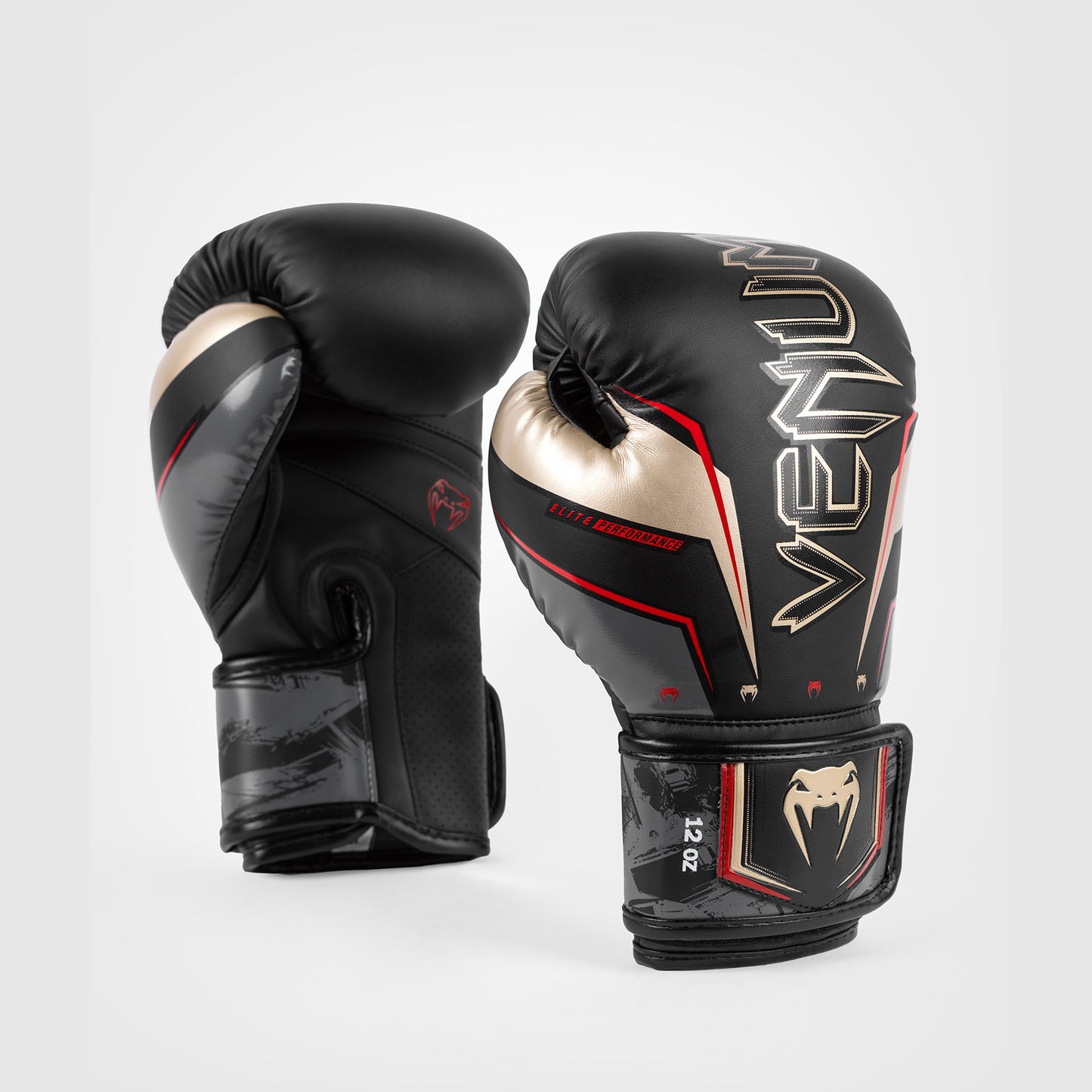 Gants de Boxe Venum Elite Evo - Noir/Or/Rouge - product-type_Gants de boxe