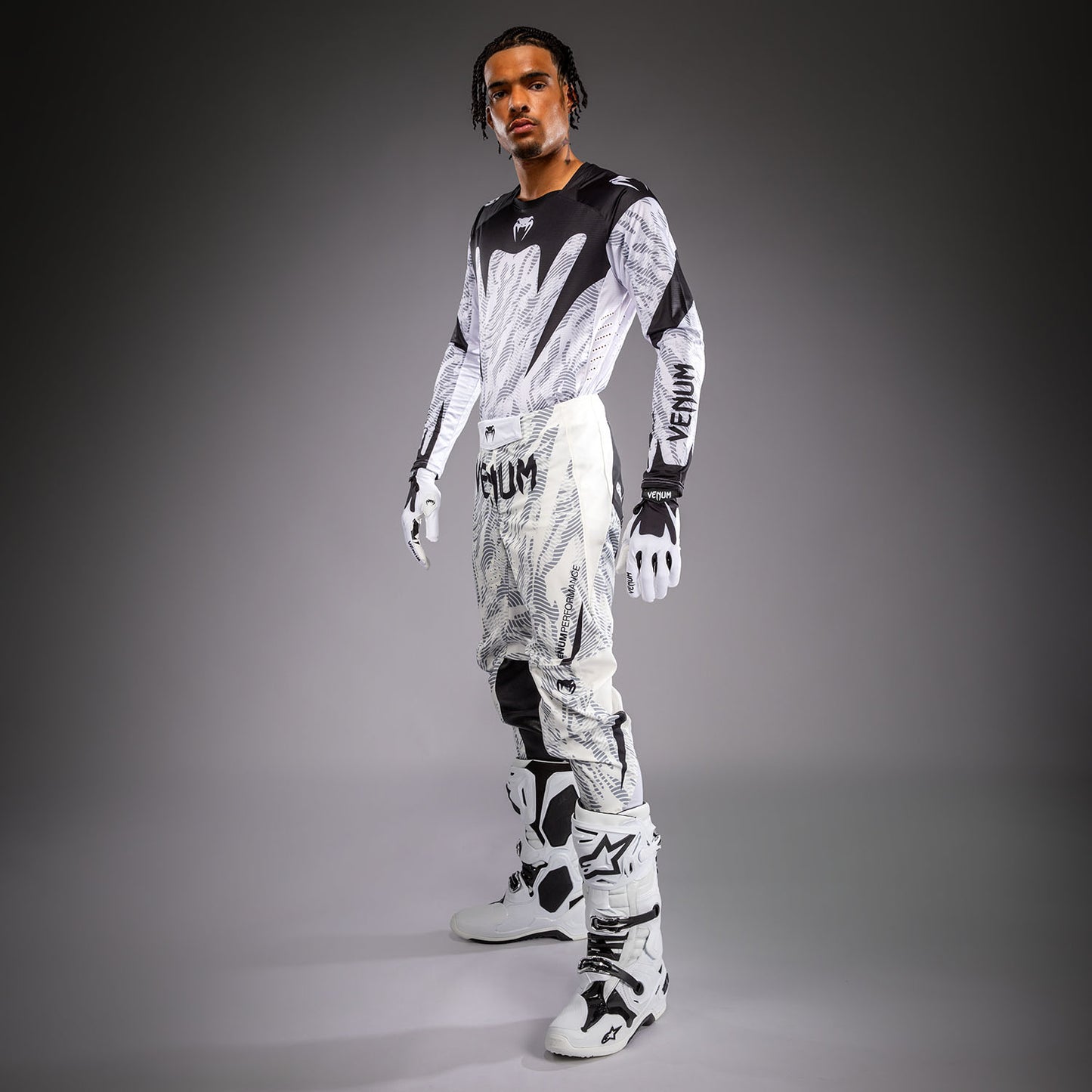 Pantalon de Motorsports Venum MX Elite - Blanc