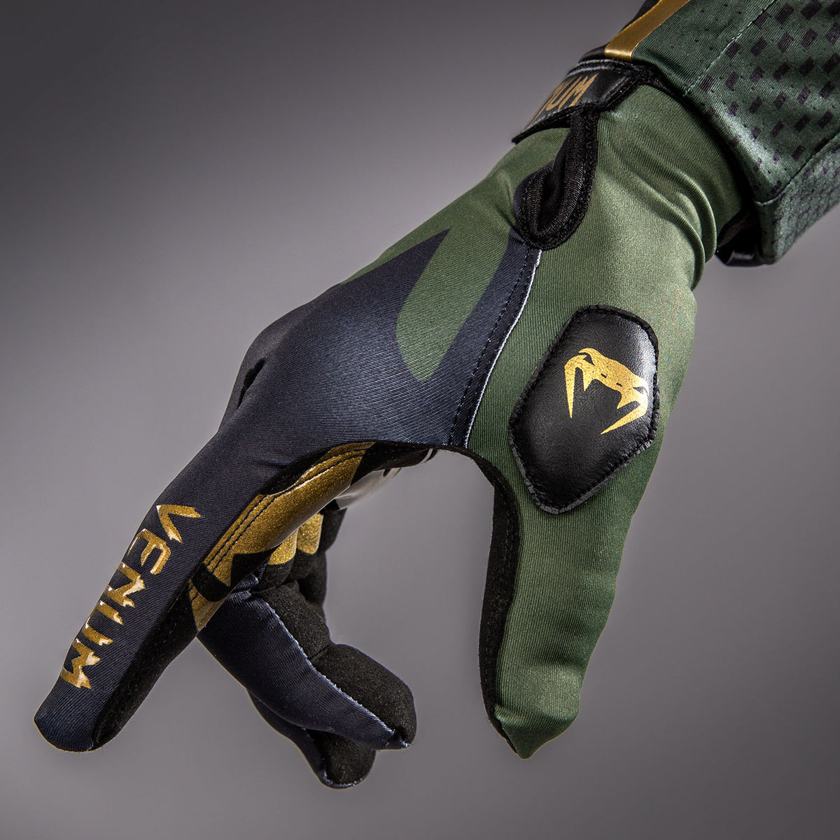 Gants de Motorsports Venum MX Summer - Noir/Vert/Or