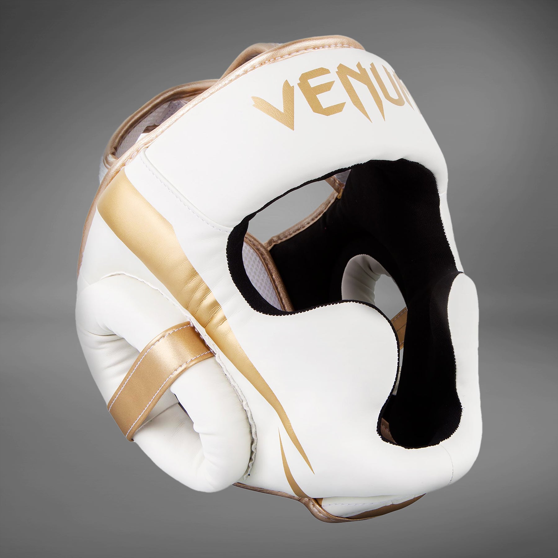 Casque Venum Elite - Blanc/Doré - product-type_Casques de boxe