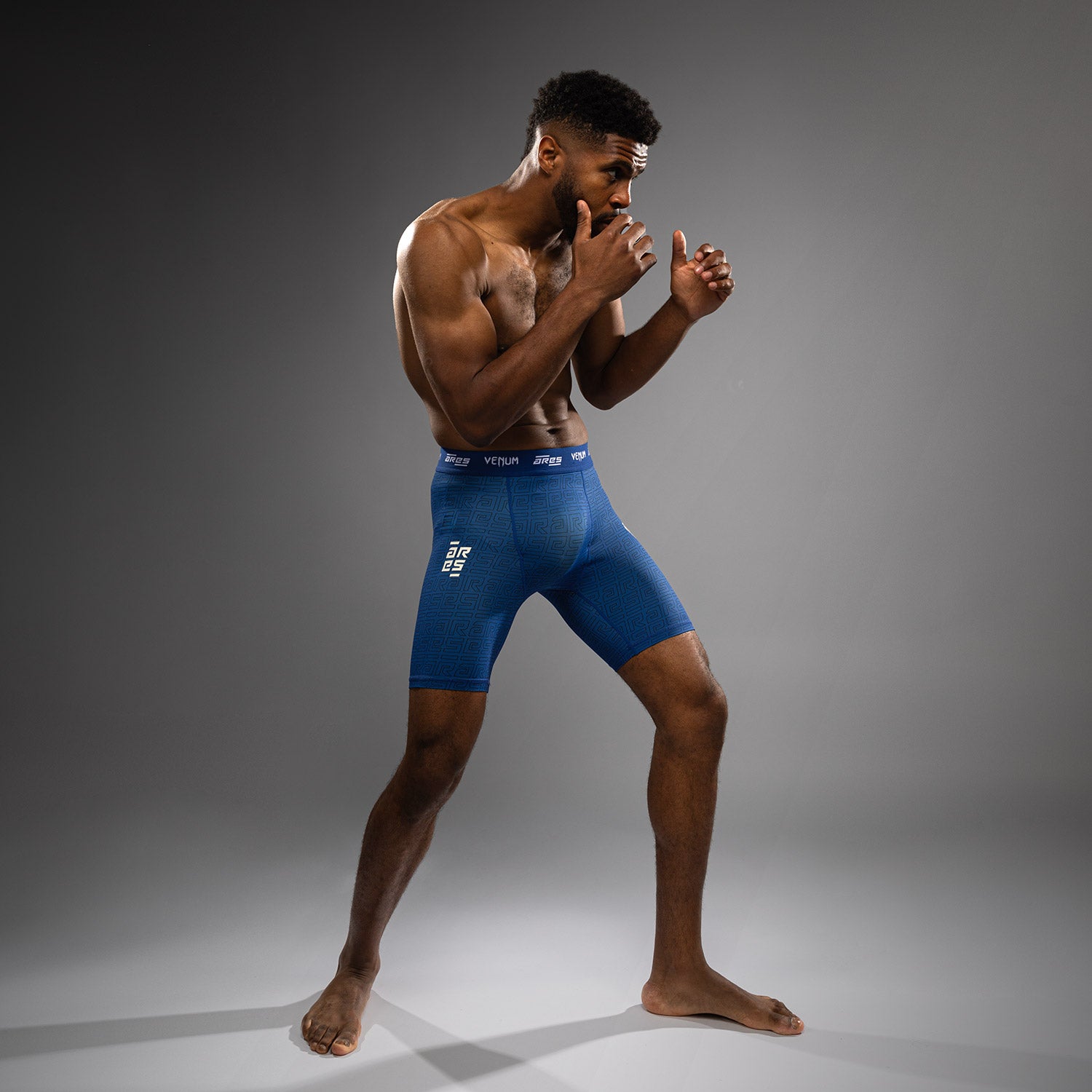 Short de Compression pour Hommes Venum x Ares - Bleu Royal - product-type_Shorts de compression