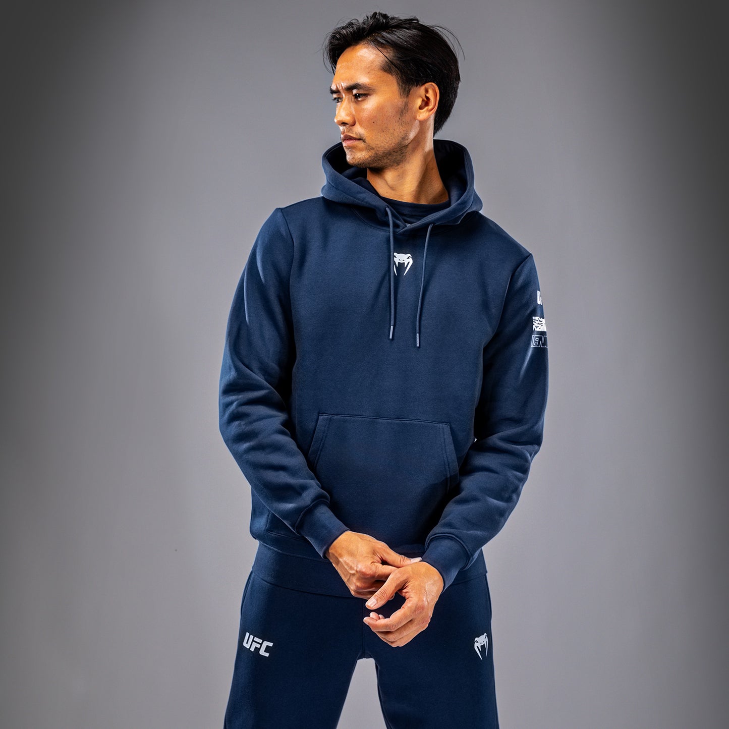 Sweatshirt à Capuche pour Hommes UFC Fusion by Venum Fight Week - Bleu Océanique - product-type_Sweatshirts