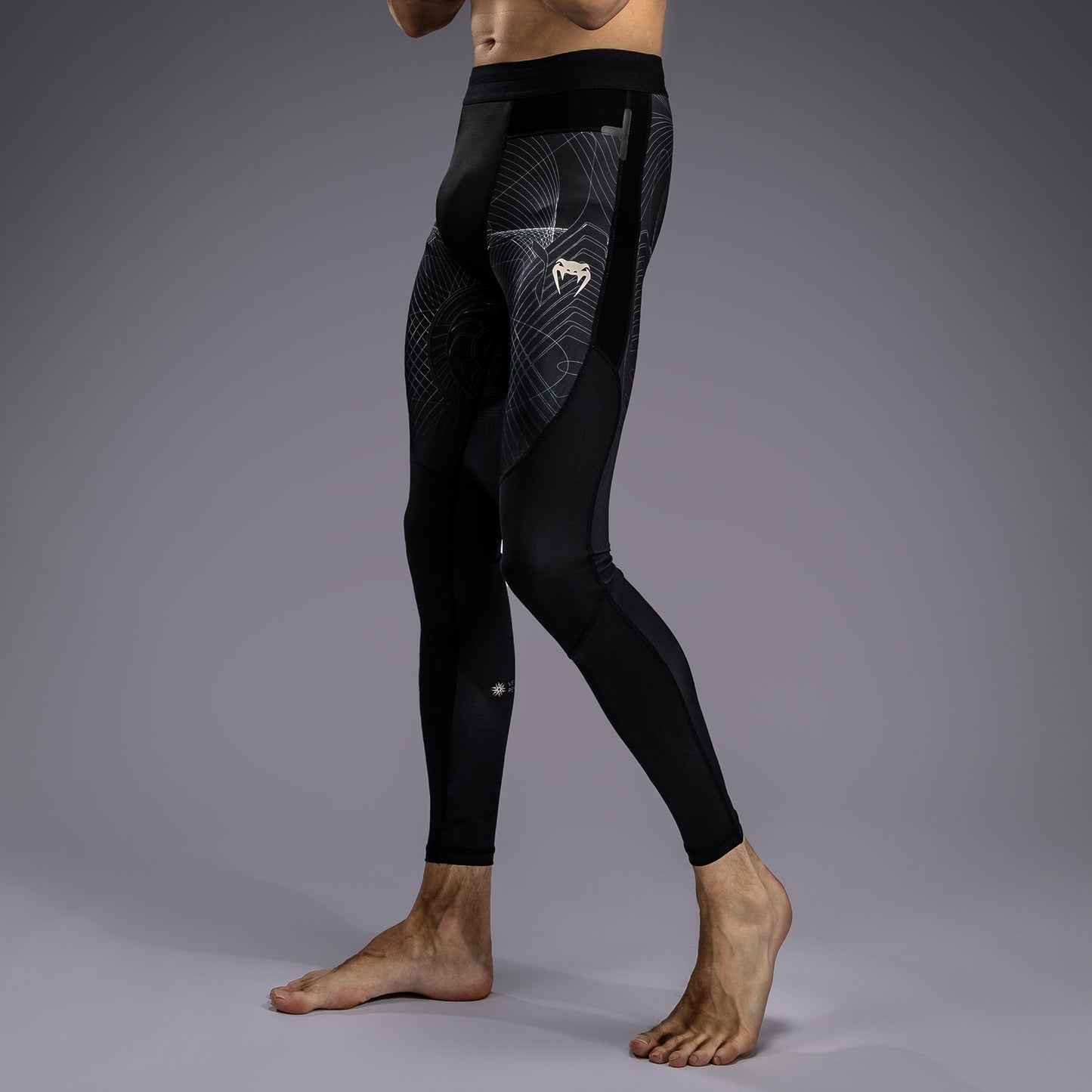 Pantalon de Compression Venum G-Fit Air pour Hommes - Noir Intense/Sable Désert - product-type_Pantalons de Compression