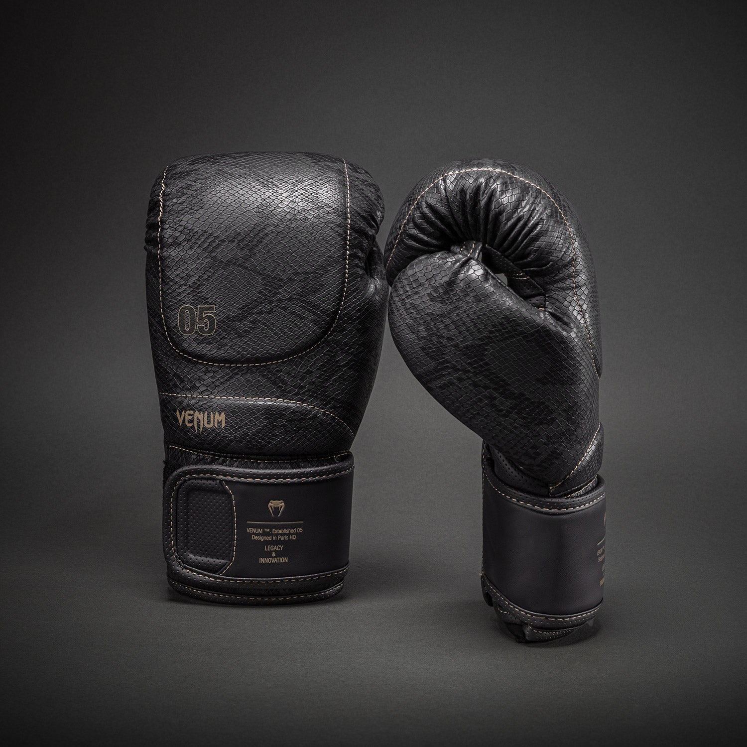 Gants de Boxe Venum Impact Evo Scales – Gris Foncé - product-type_Gants de boxe