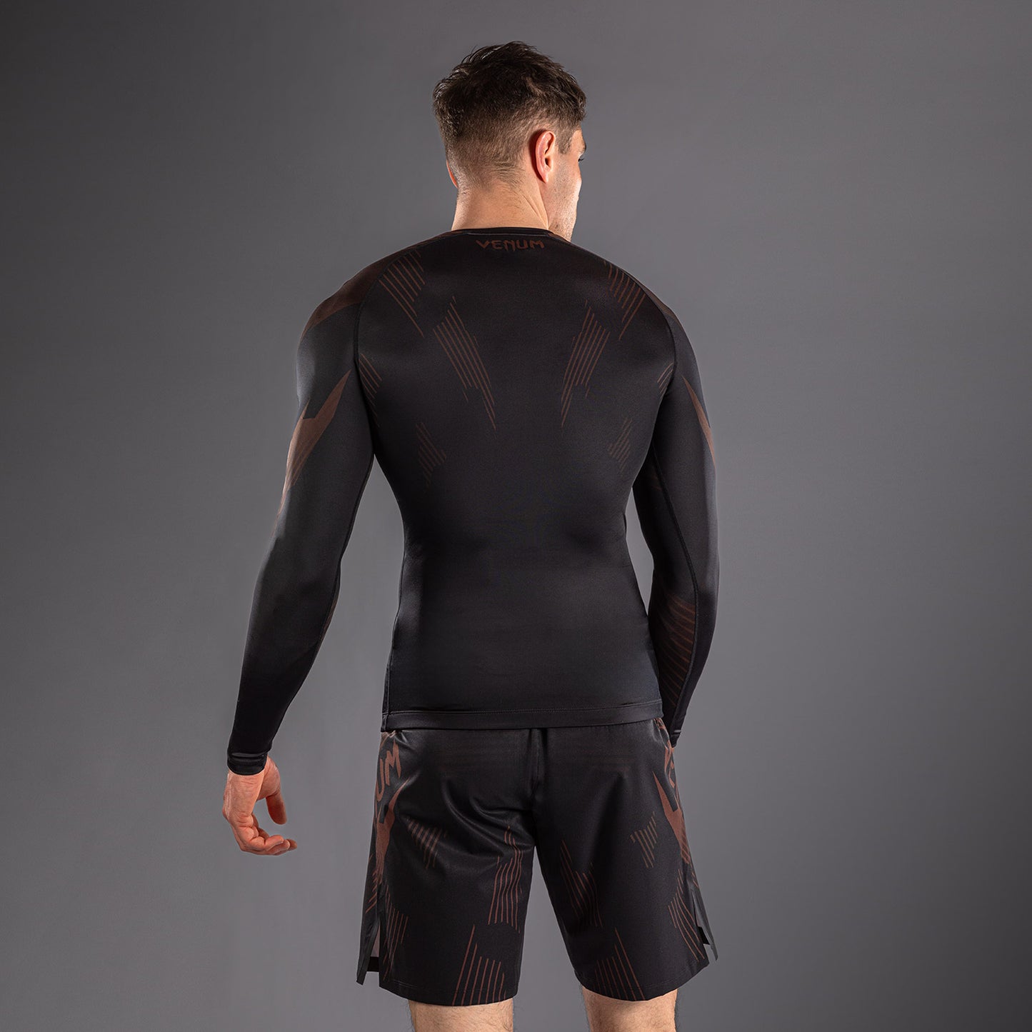 Rashguard à Manches Longues Venum No-Gi 6.0 - Noir/Marron