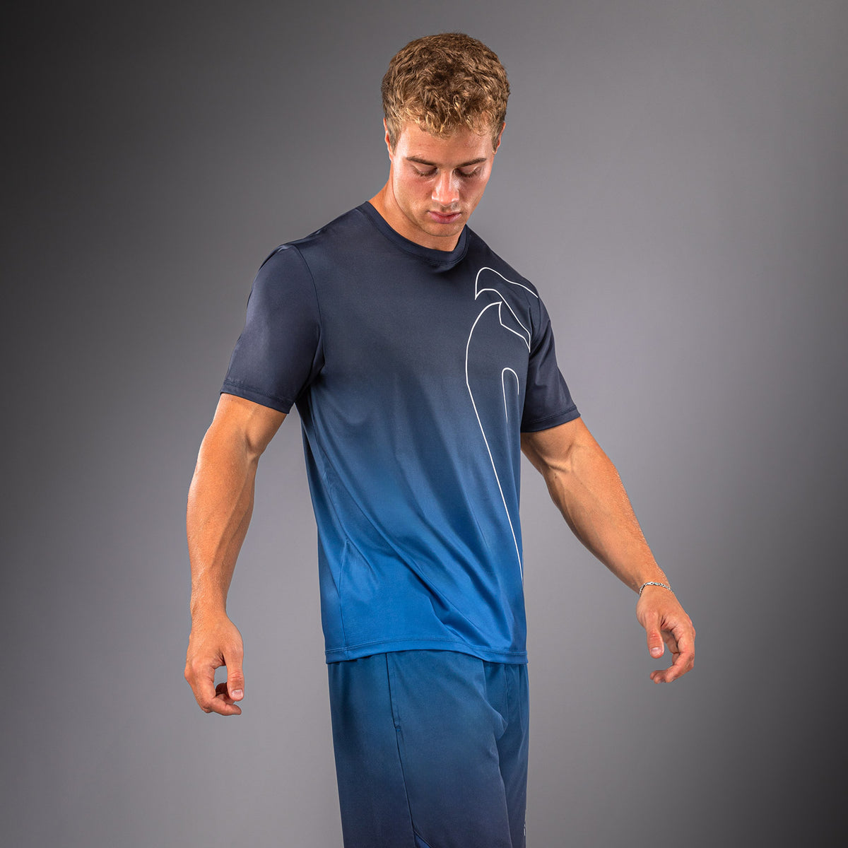 T-shirt Dry Tech Venum Giant Shift - Bleu marine foncé/Bleu