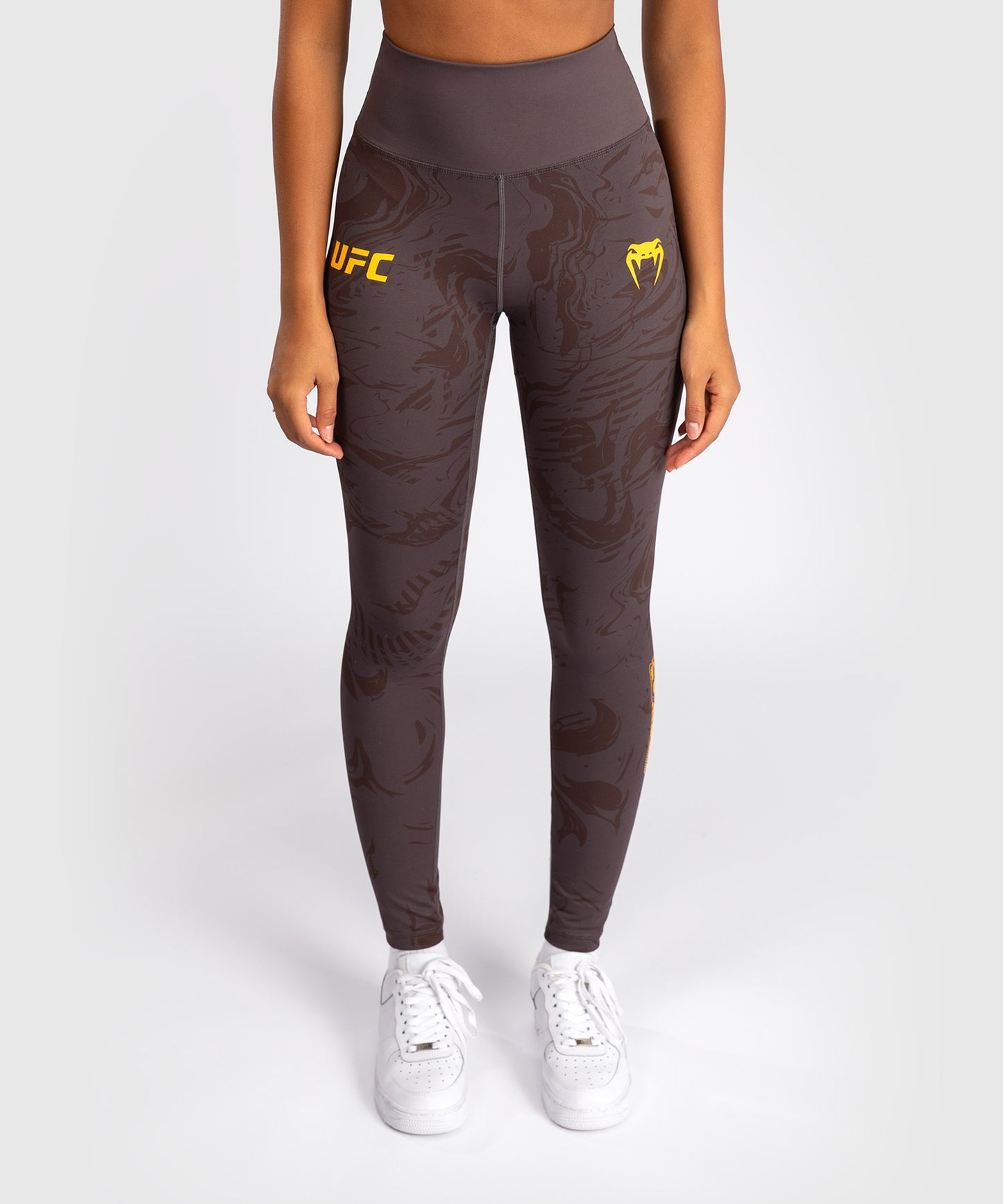 Leggings Performance pour Femmes UFC Fusion by Venum Fight Week - Marron Terrestre - product-type_Leggings
