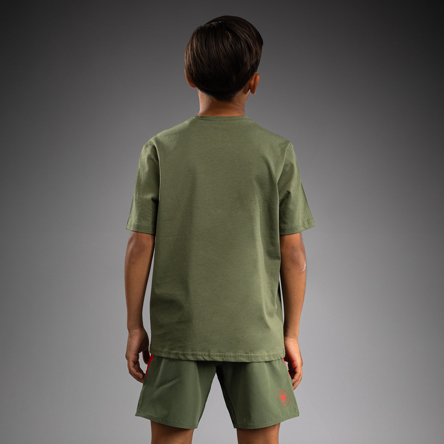 T-shirt pour Enfants Venum Contender - Vert militaire/Orange - product-type_T-Shirts