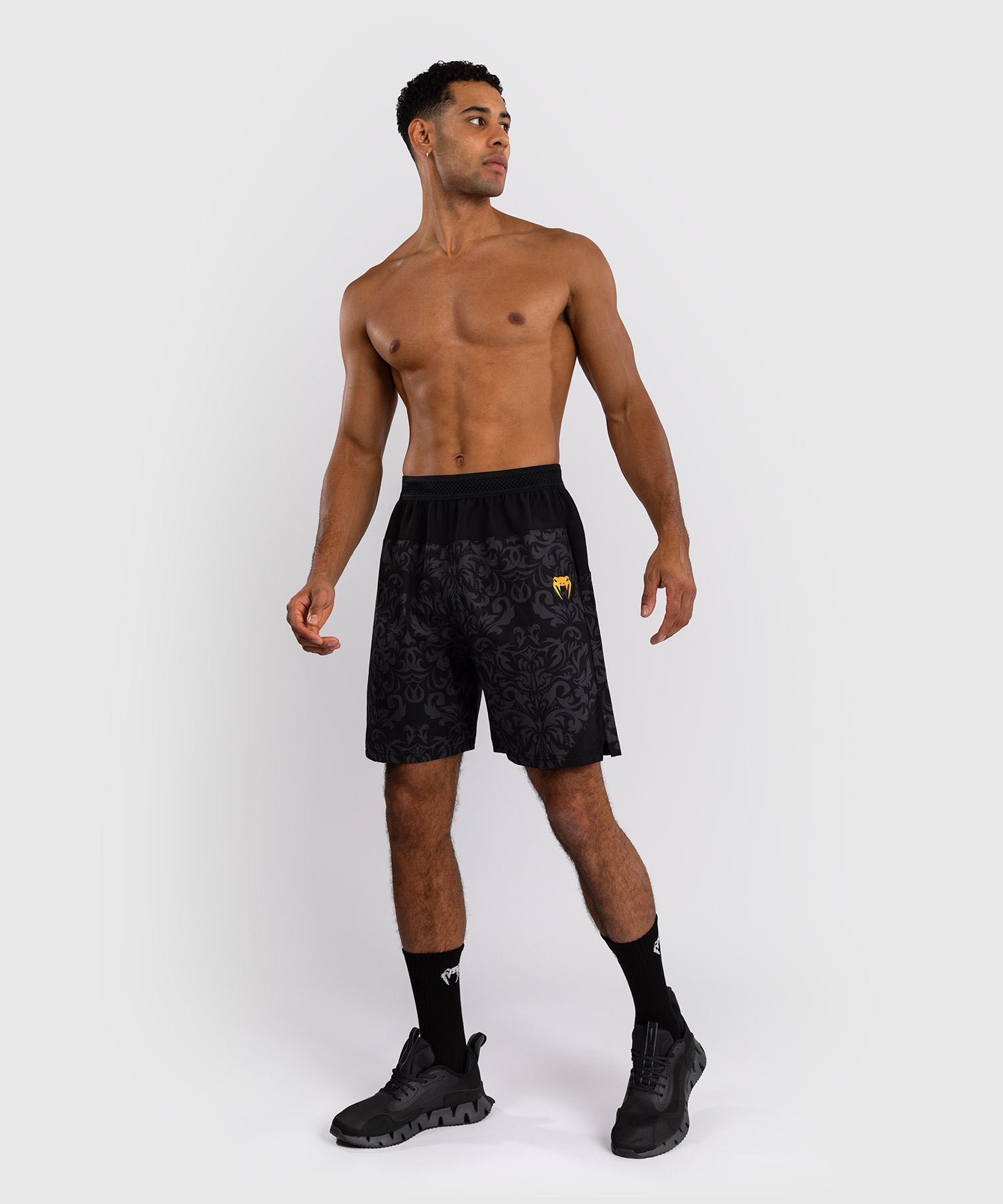 Short d'Entraînement Venum x Topuria Unmatched Edition - Noir/Doré - product-type_Shorts de training