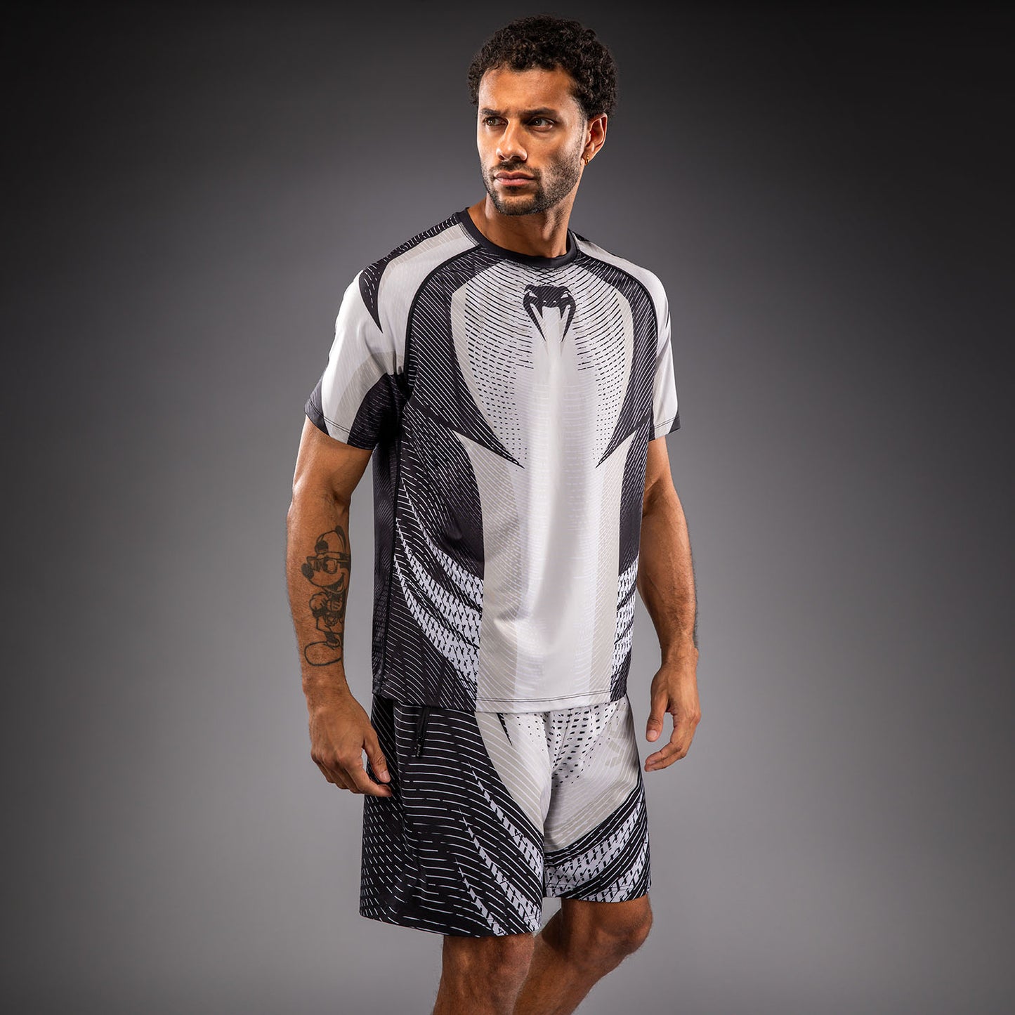 T-shirt Dry Tech Venum Galactic 3.0 - Blanc Cassé/Noir