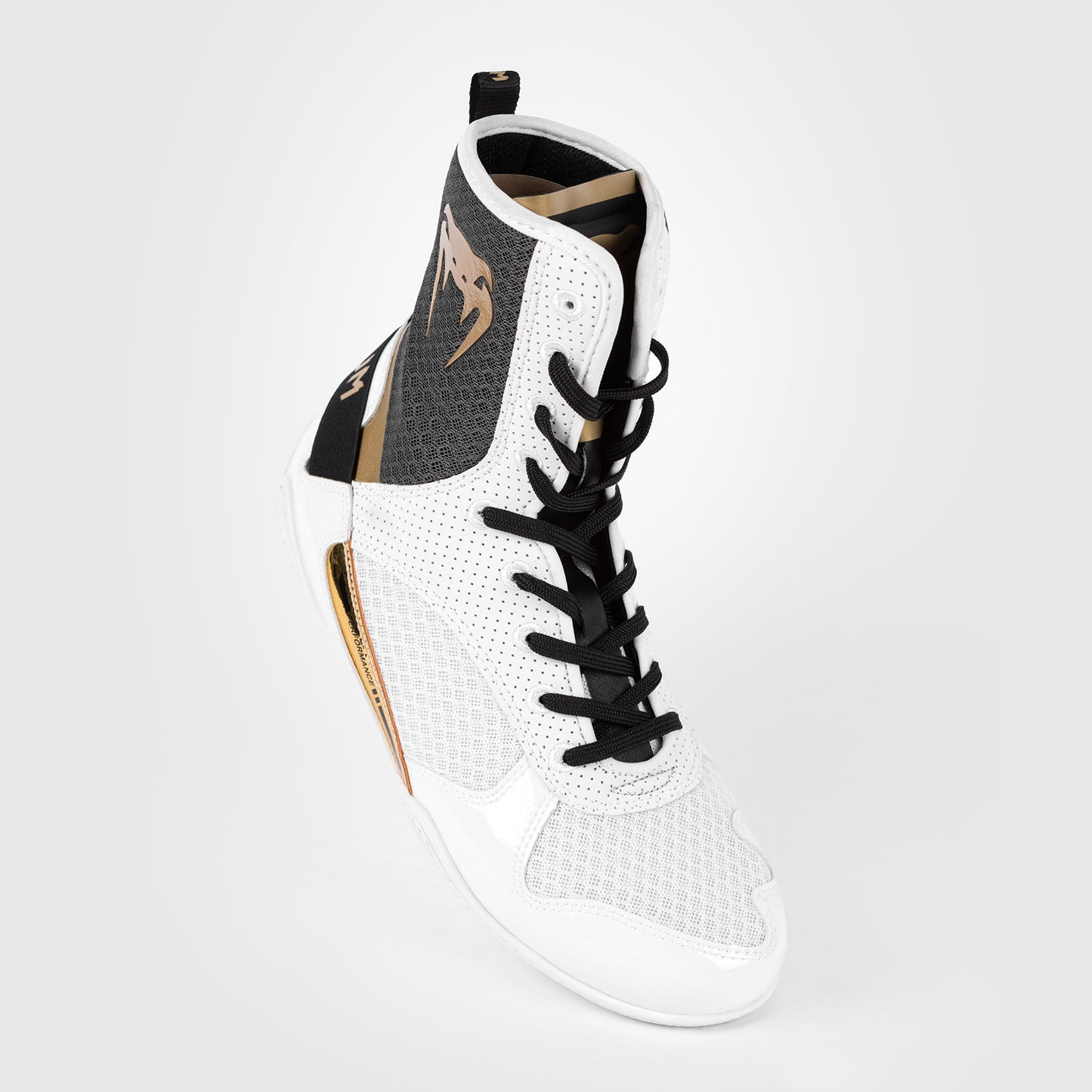 Chaussure de Boxe Venum Elite - Blanc/Noir/Or - product-type_Chaussures de boxe