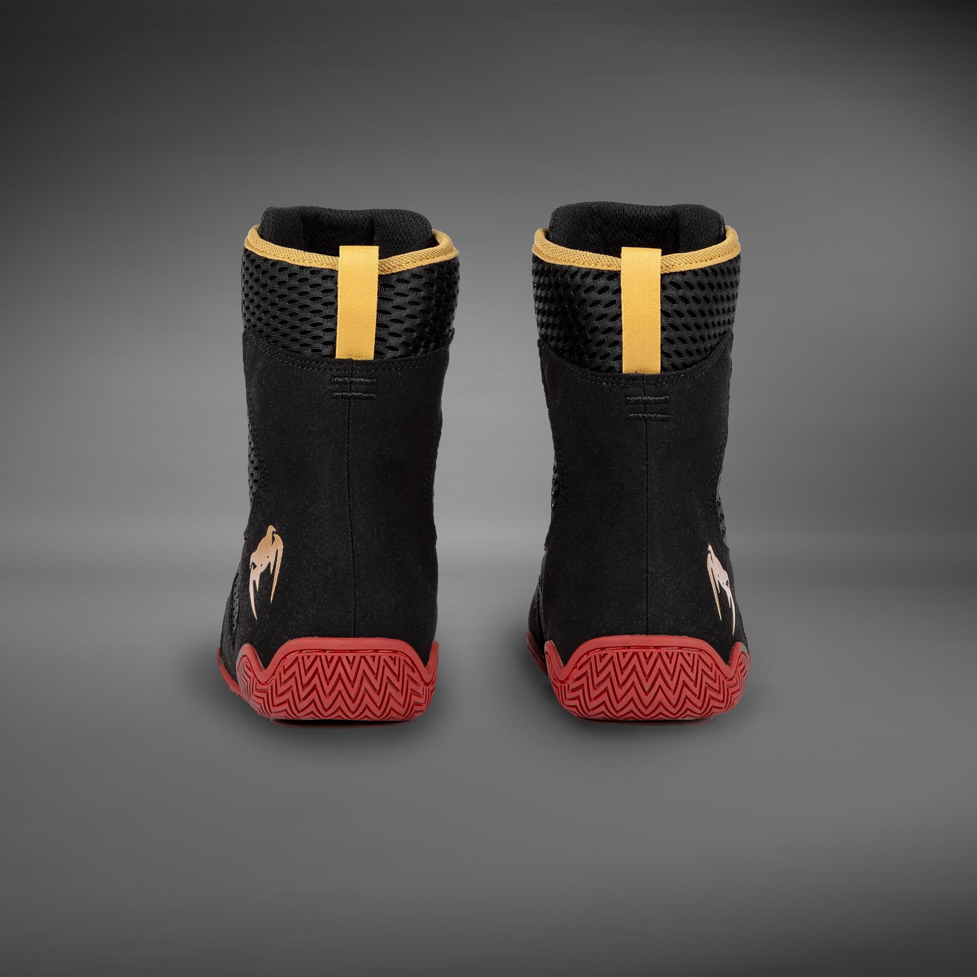 Chaussures de boxe Venum Contender - Noir/Or/Rouge - product-type_Chaussures de boxe