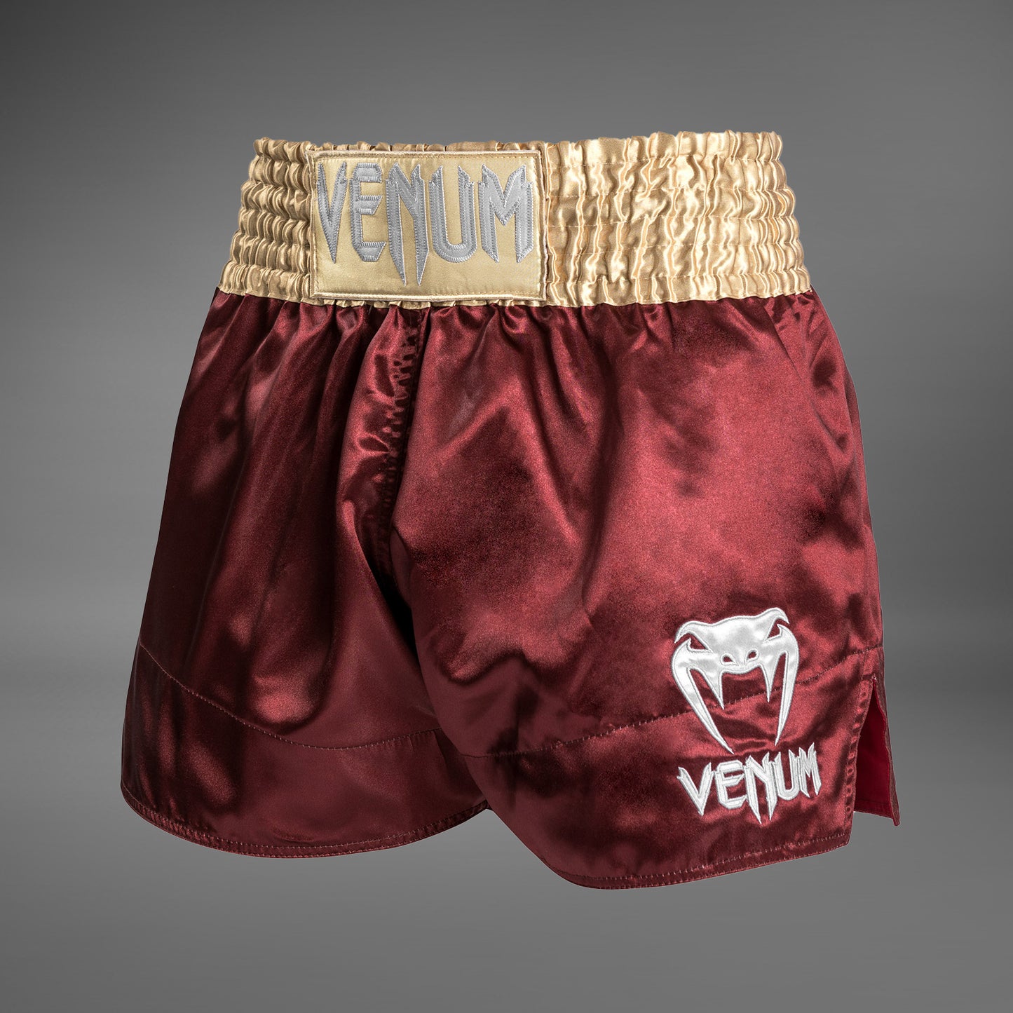 Venum Classic Short Muay Thai - Bordeaux/Or/Blanc - product-type_Shorts de Muay Thai