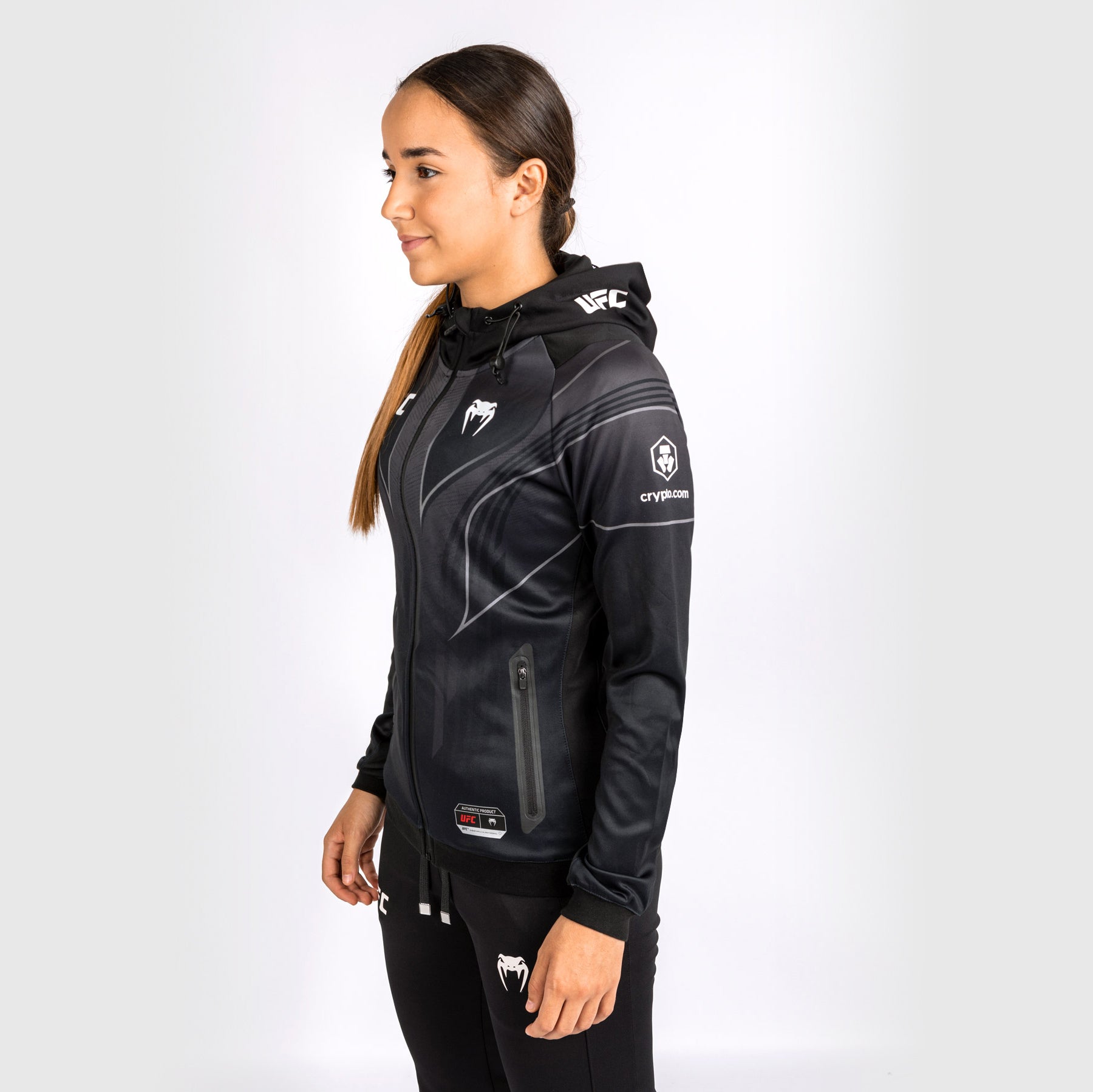 Sweatshirt Femme Personnalisé UFC Venum Authentic Fight Night 2.0 - Noir - product-type_Vestes