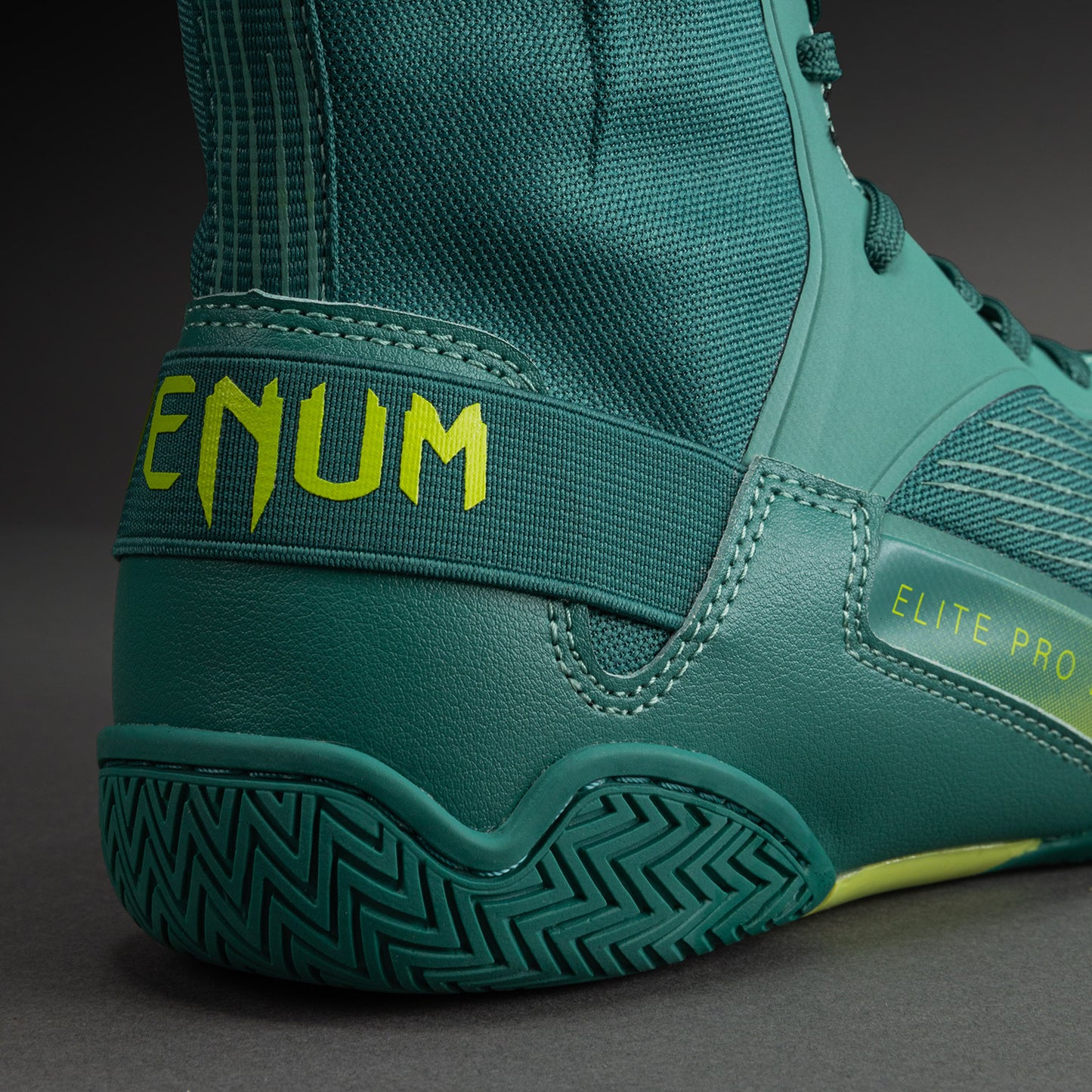 Chaussures de Boxe Venum Elite Neo – Vert/Jaune Néon