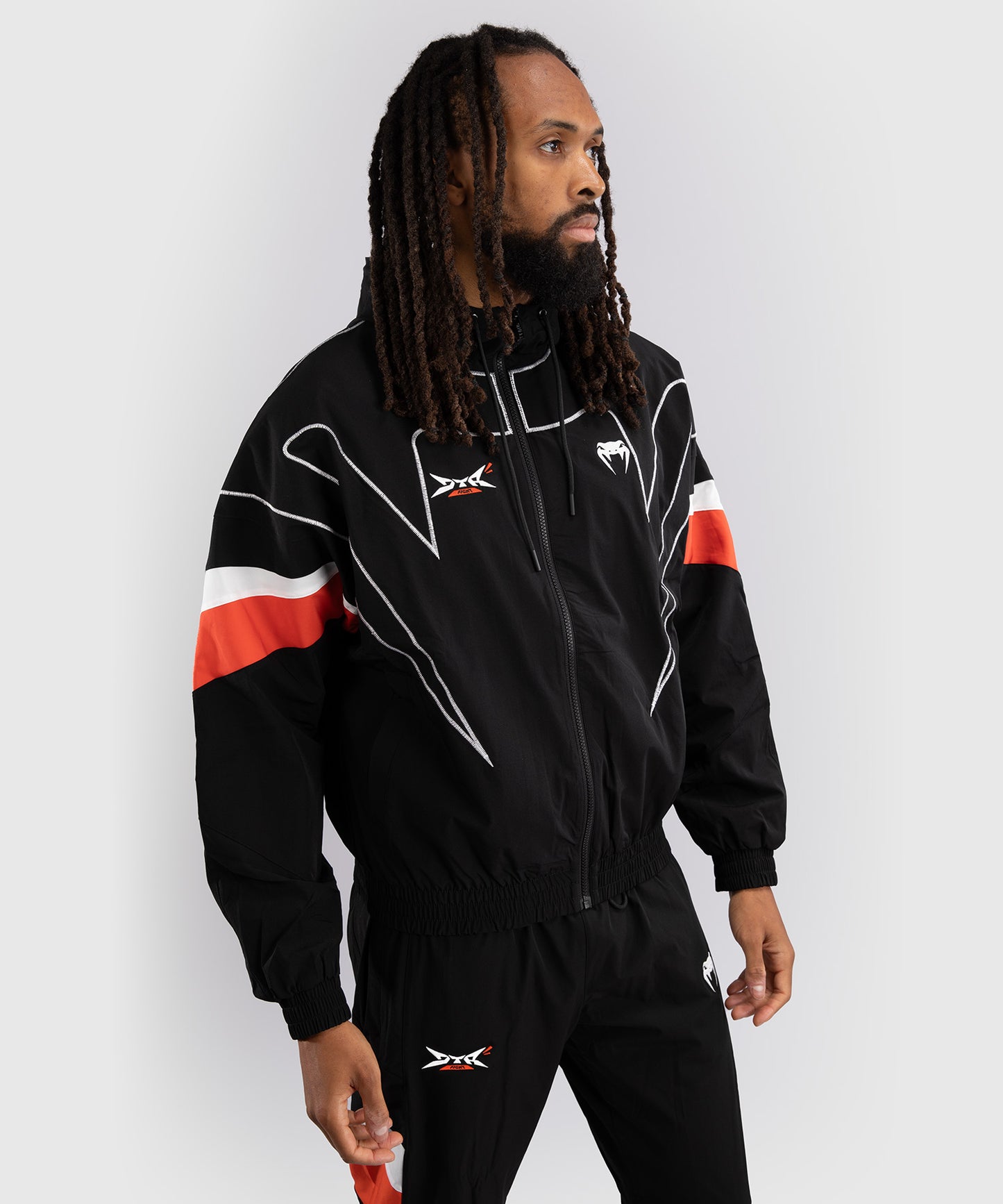 Veste de survêtement Venum x DTR Fight Attack 90 - Noir/Orange - product-type_Vestes
