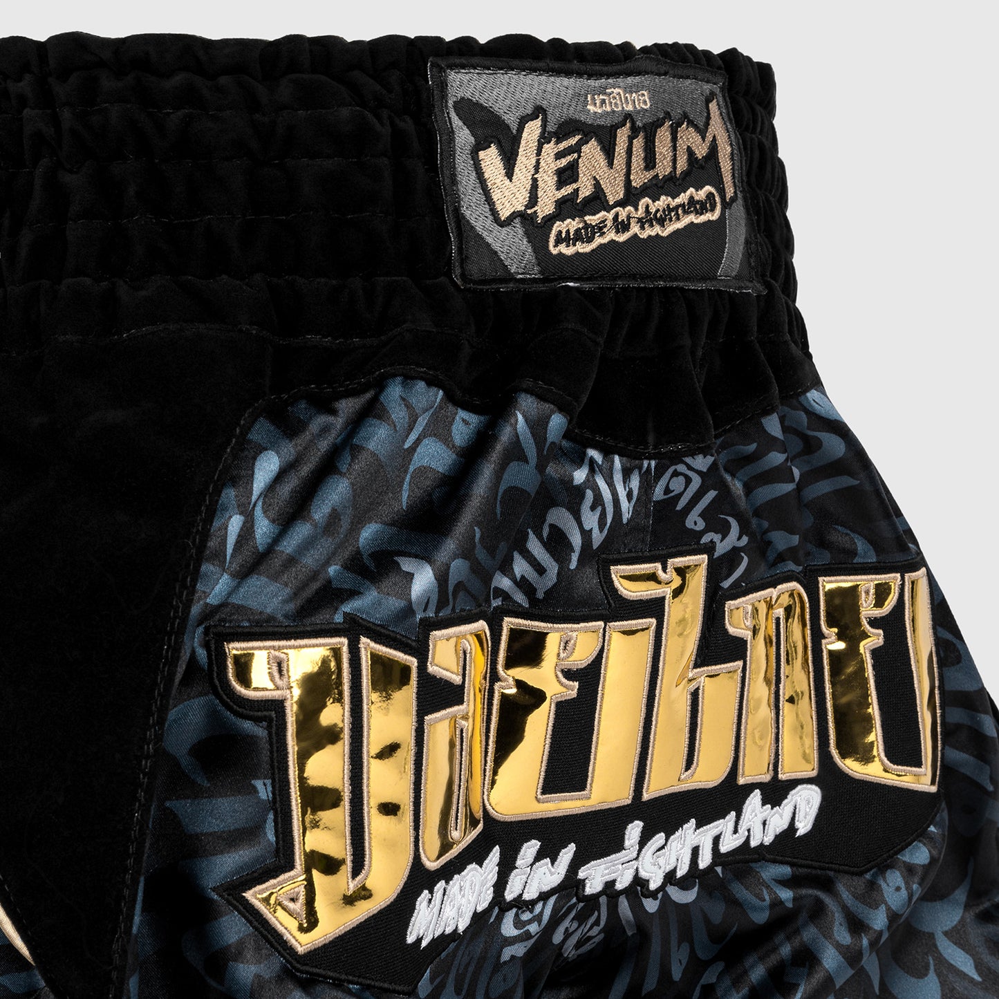 Short de Muay Thai Venum Attack - Noir/Gris - product-type_Shorts de Muay Thai