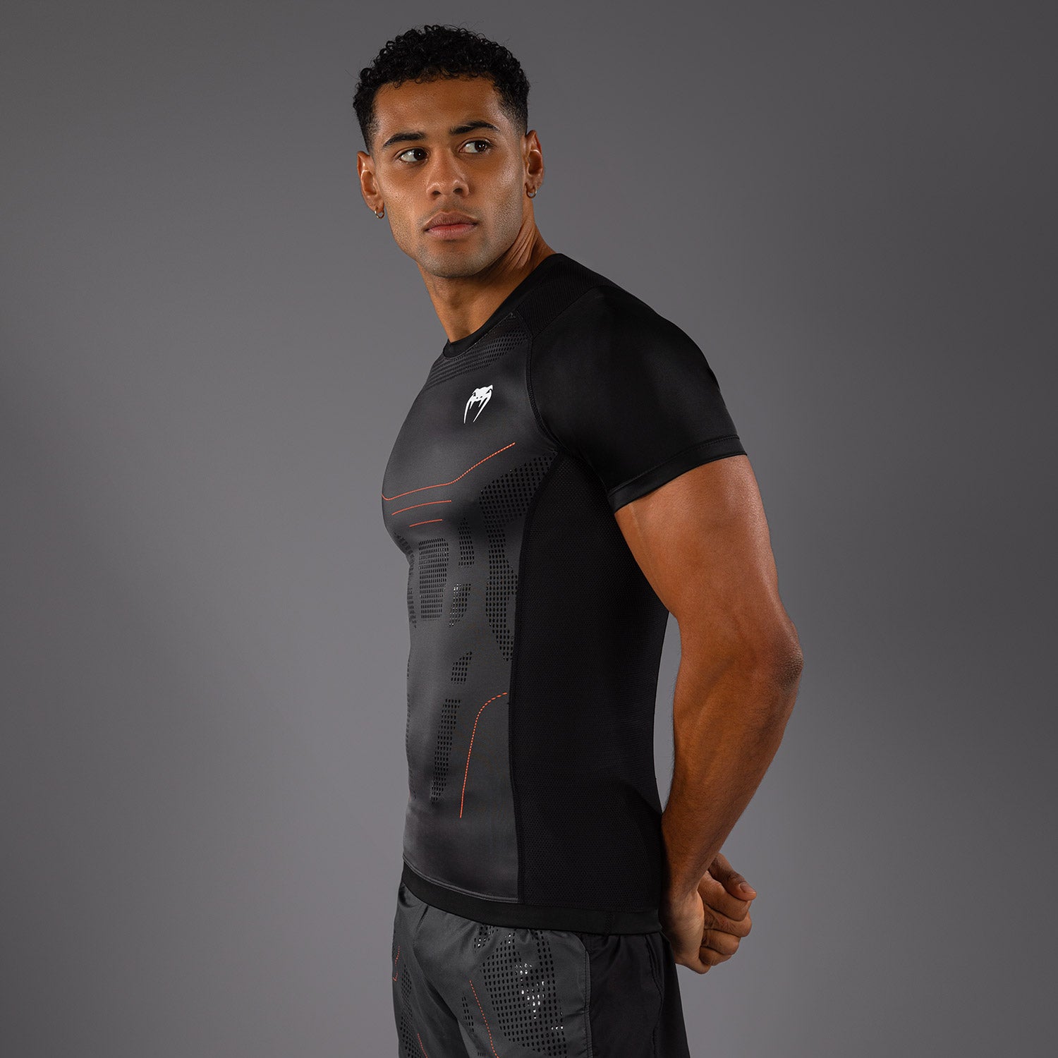 Rashguard Manches Courtes Venum Technical 3.0 - Graphite - product-type_T-Shirts de Compression