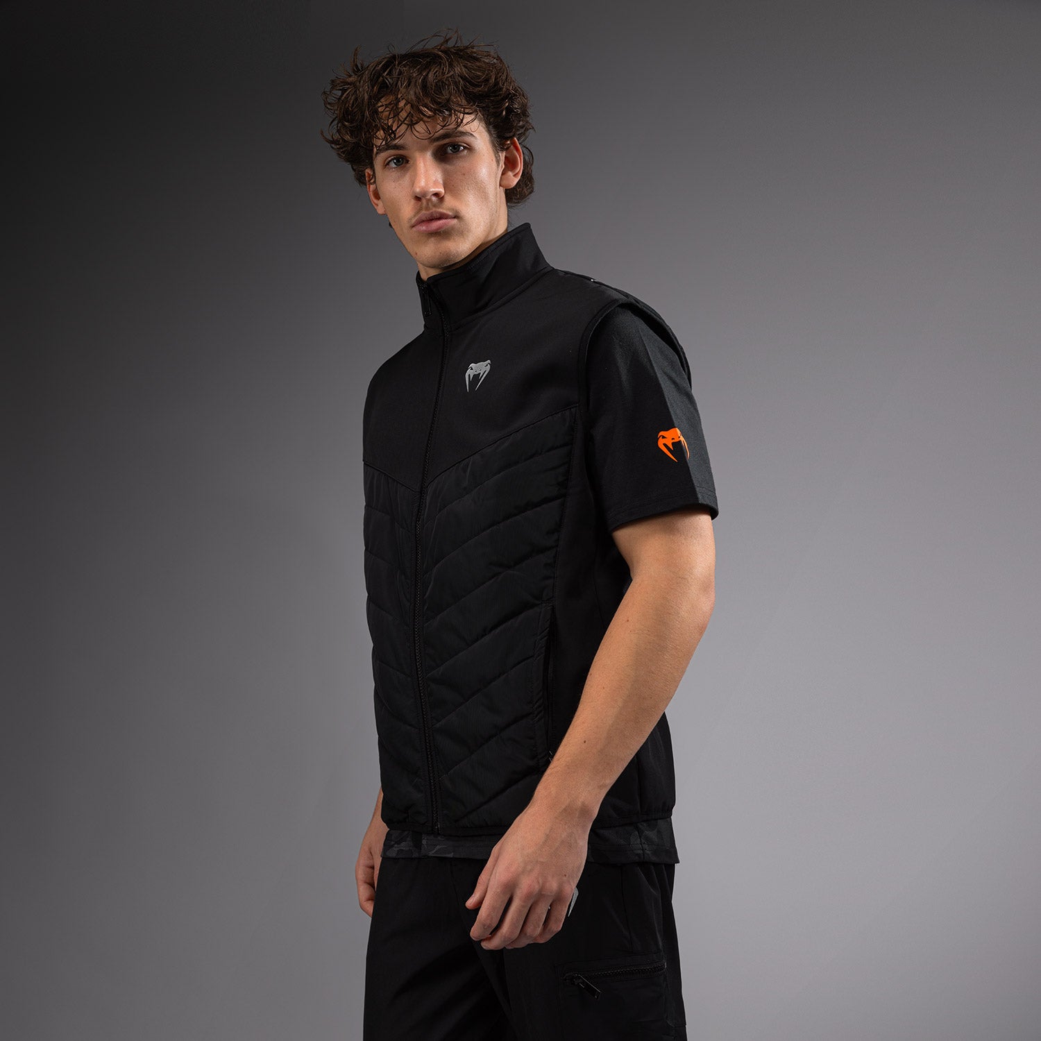 Veste déperlante à manches courtes Venum Paddock - Noir - product-type_Vestes