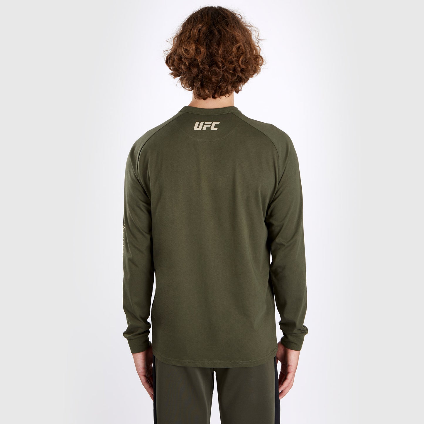 T-shirt à manches longues pour Hommes UFC Adrenaline by Venum Fight Week - Khaki - product-type_T-Shirts