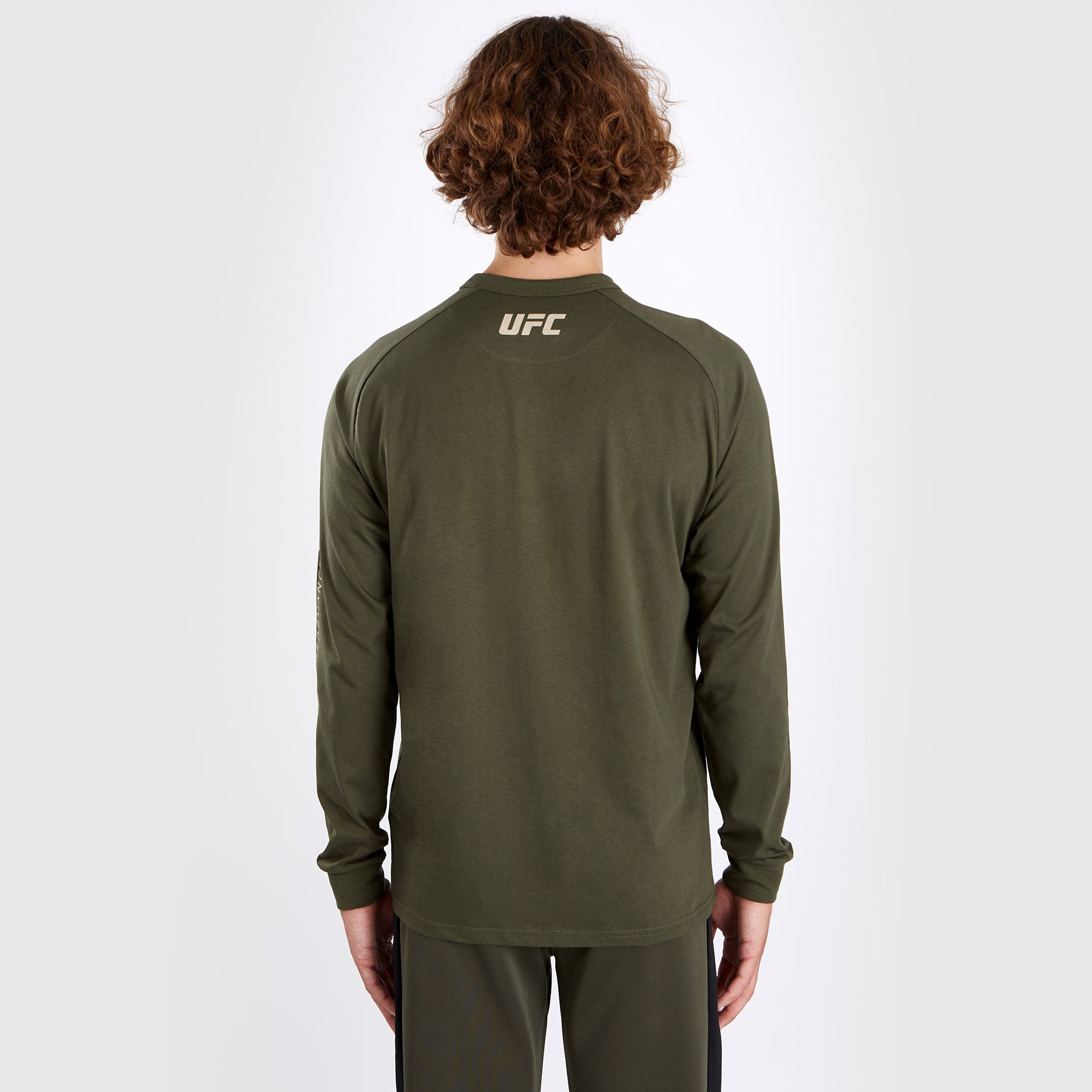 T-shirt à manches longues pour Hommes UFC Adrenaline by Venum Fight Week - Khaki - product-type_T-Shirts