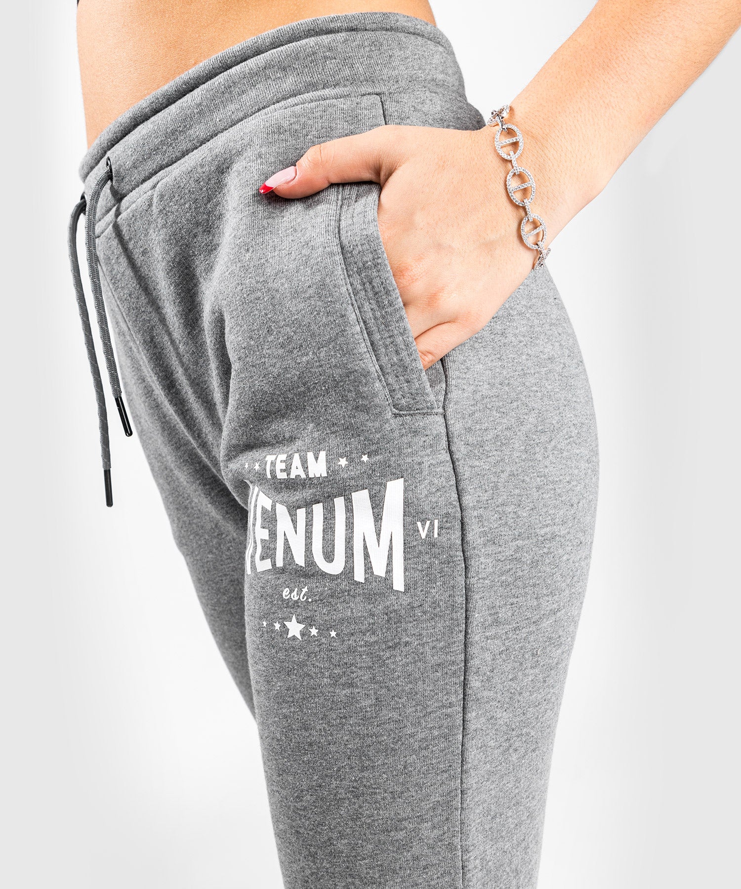 Pantalon de Jogging Venum Team 2.0 - Pour Femmes - Gris Chiné Clair - product-type_Pantalons de jogging