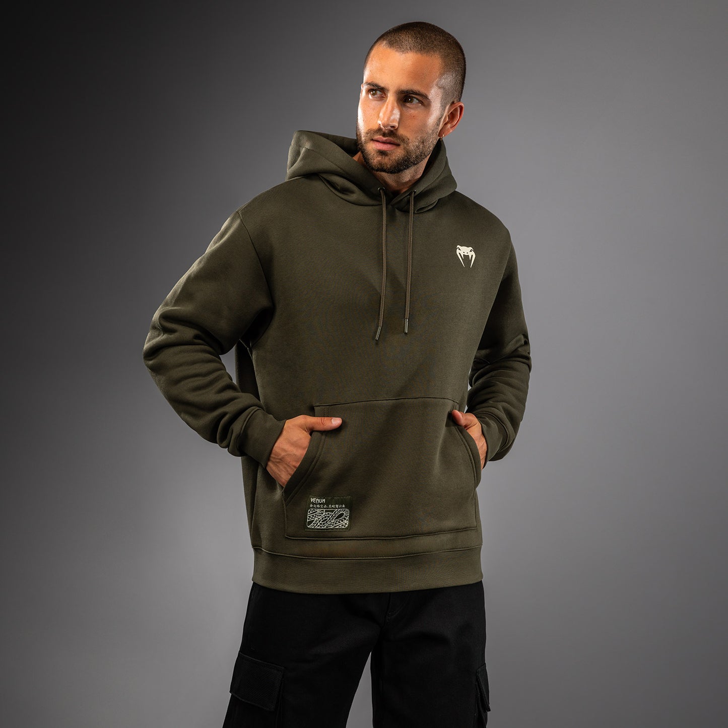 Sweat à Capuche Venum Serpenti – Kaki/Bronze/Ivoire - product-type_Sweatshirts