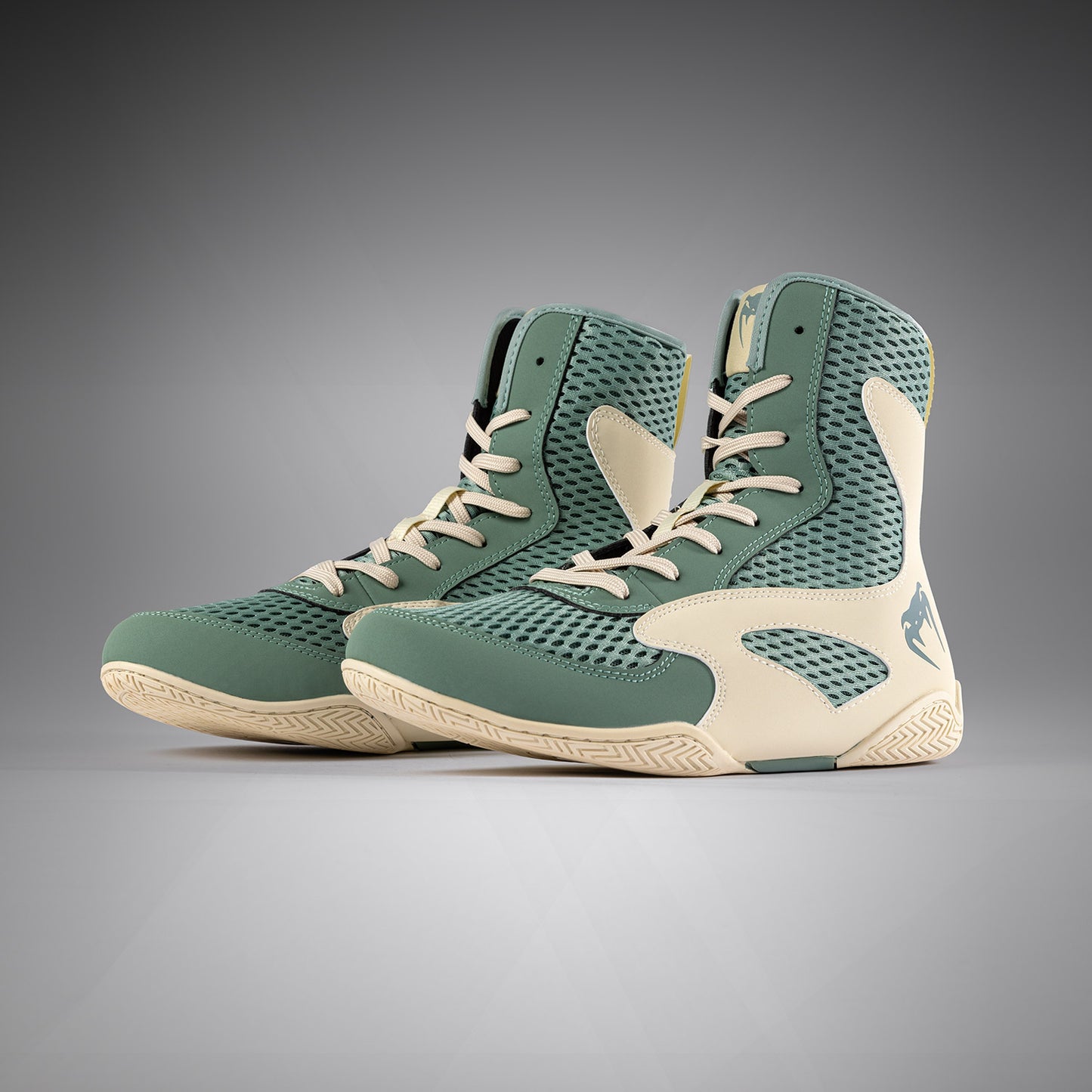Chaussures de Boxe Venum Contender - Vert Aqua/Ivoire - product-type_Chaussures de boxe