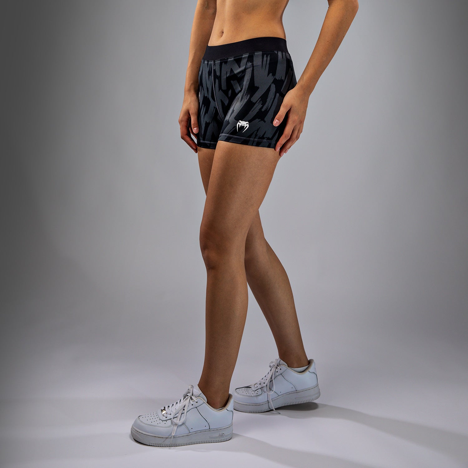 Shorts de Compression pour Femmes Venum Graffiti - Urban Charcoal - product-type_Cycliste