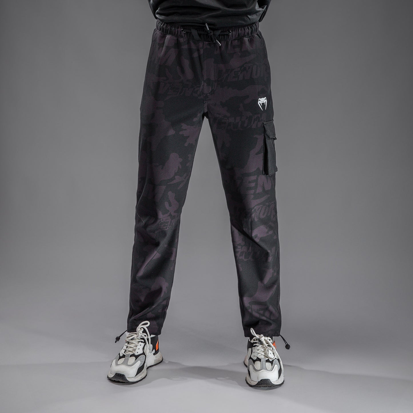 Jogging pour Hommes Venum Trooper - Noir/Violet - product-type_Pantalons de jogging