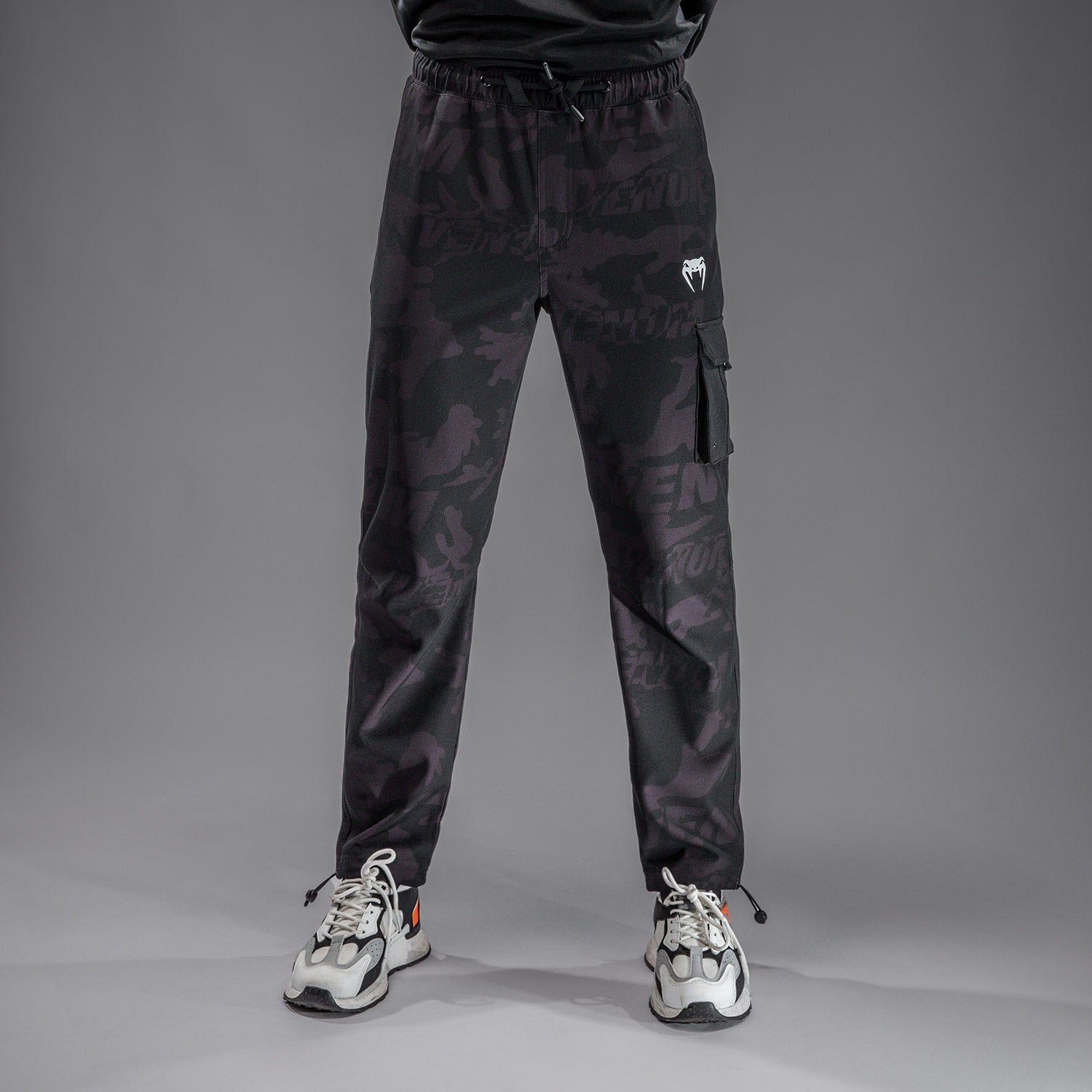Jogging pour Hommes Venum Trooper - Noir/Violet - product-type_Pantalons de jogging