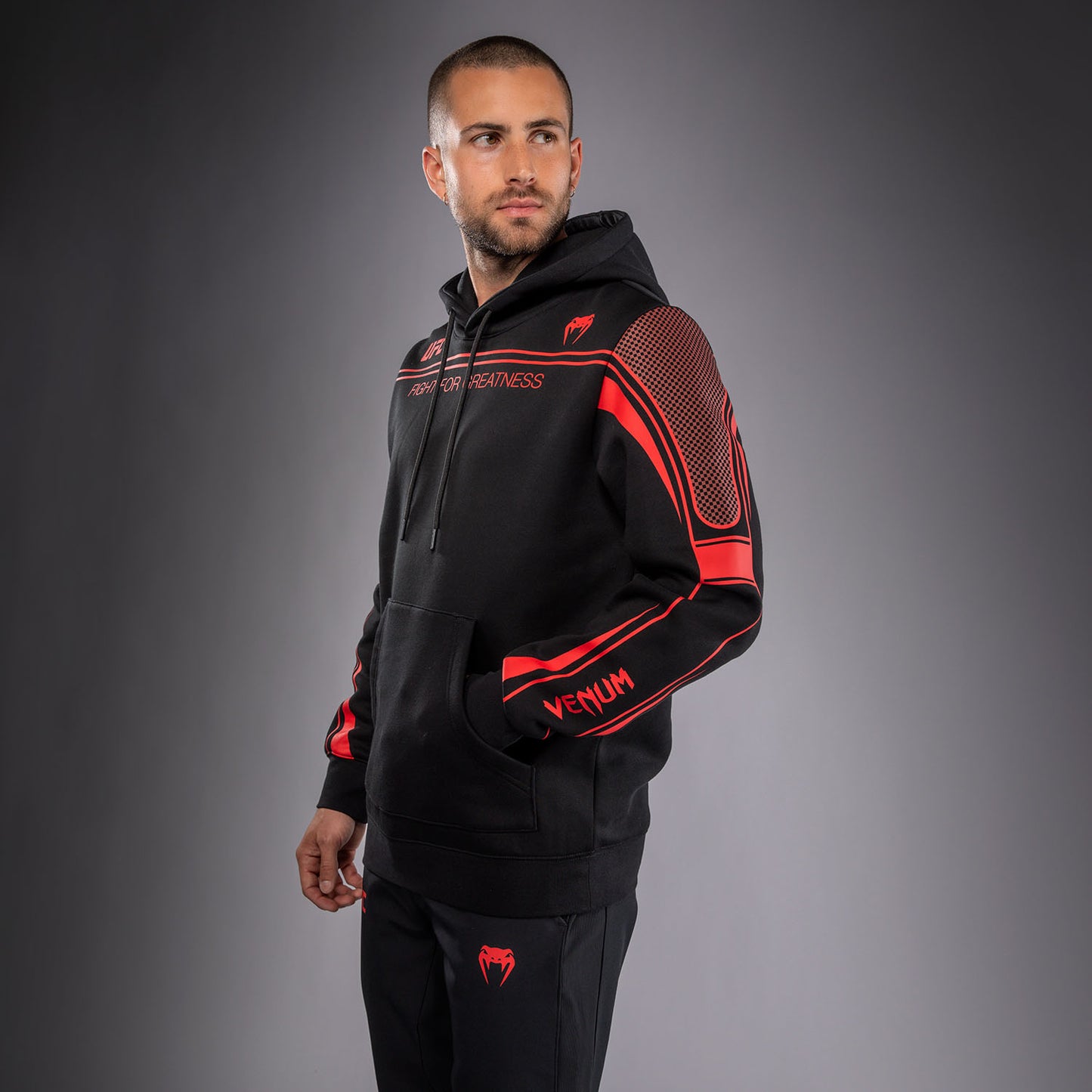 Sweat à Capuche pour Homme Venum UFC Unity by Venum Authentic Fight Week - Noir