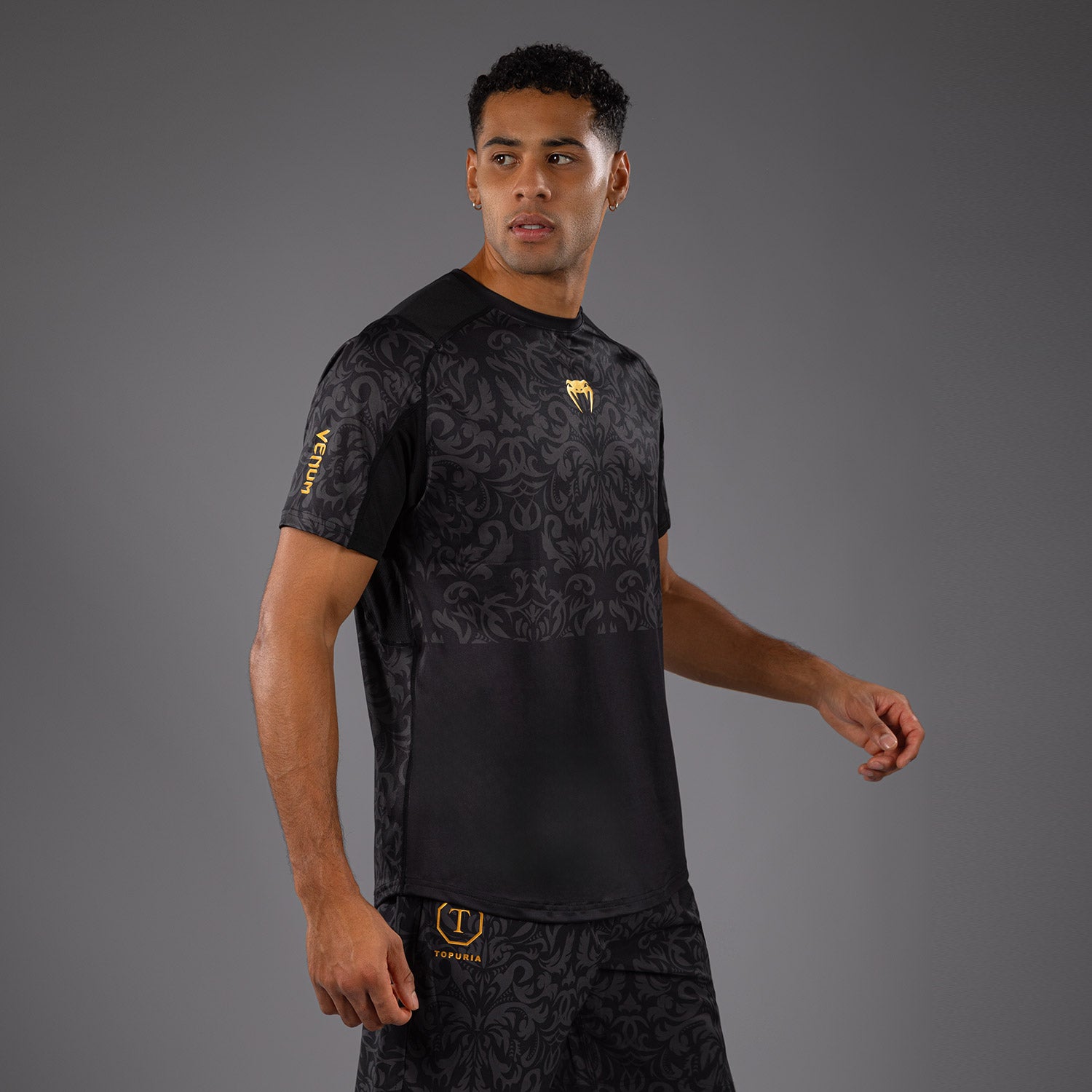 T-shirt Dry-Tech Venum x Topuria Unmatched Edition - Noir/Or - product-type_T-Shirts Dry Tech
